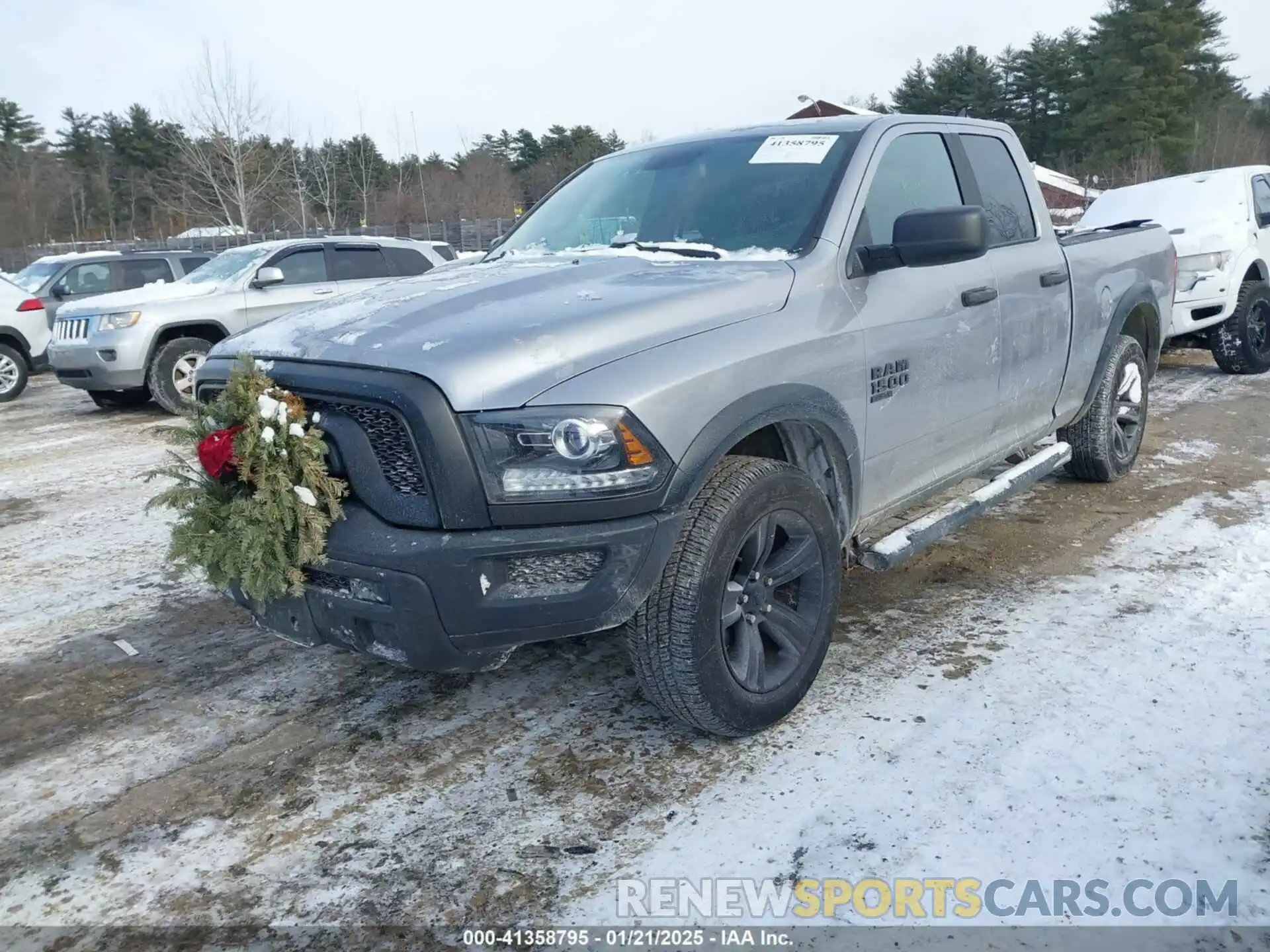 2 Photograph of a damaged car 1C6RR7GG6MS582308 RAM 1500 CLASSIC 2021