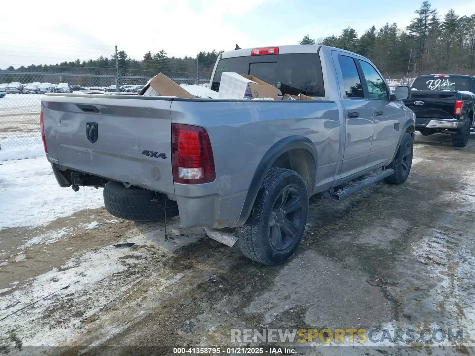 4 Photograph of a damaged car 1C6RR7GG6MS582308 RAM 1500 CLASSIC 2021