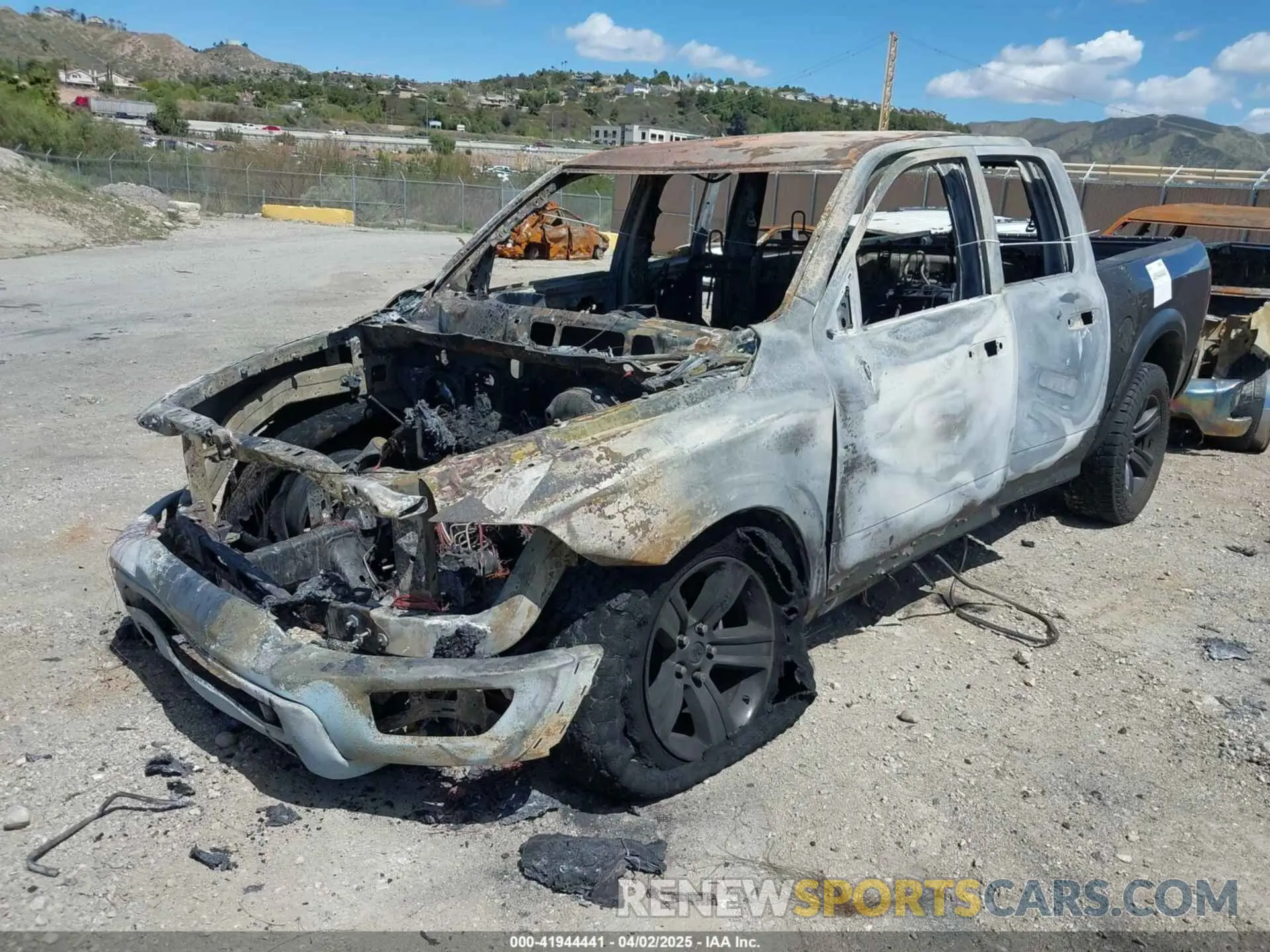 2 Photograph of a damaged car 1C6RR7GG9MS568984 RAM 1500 CLASSIC 2021