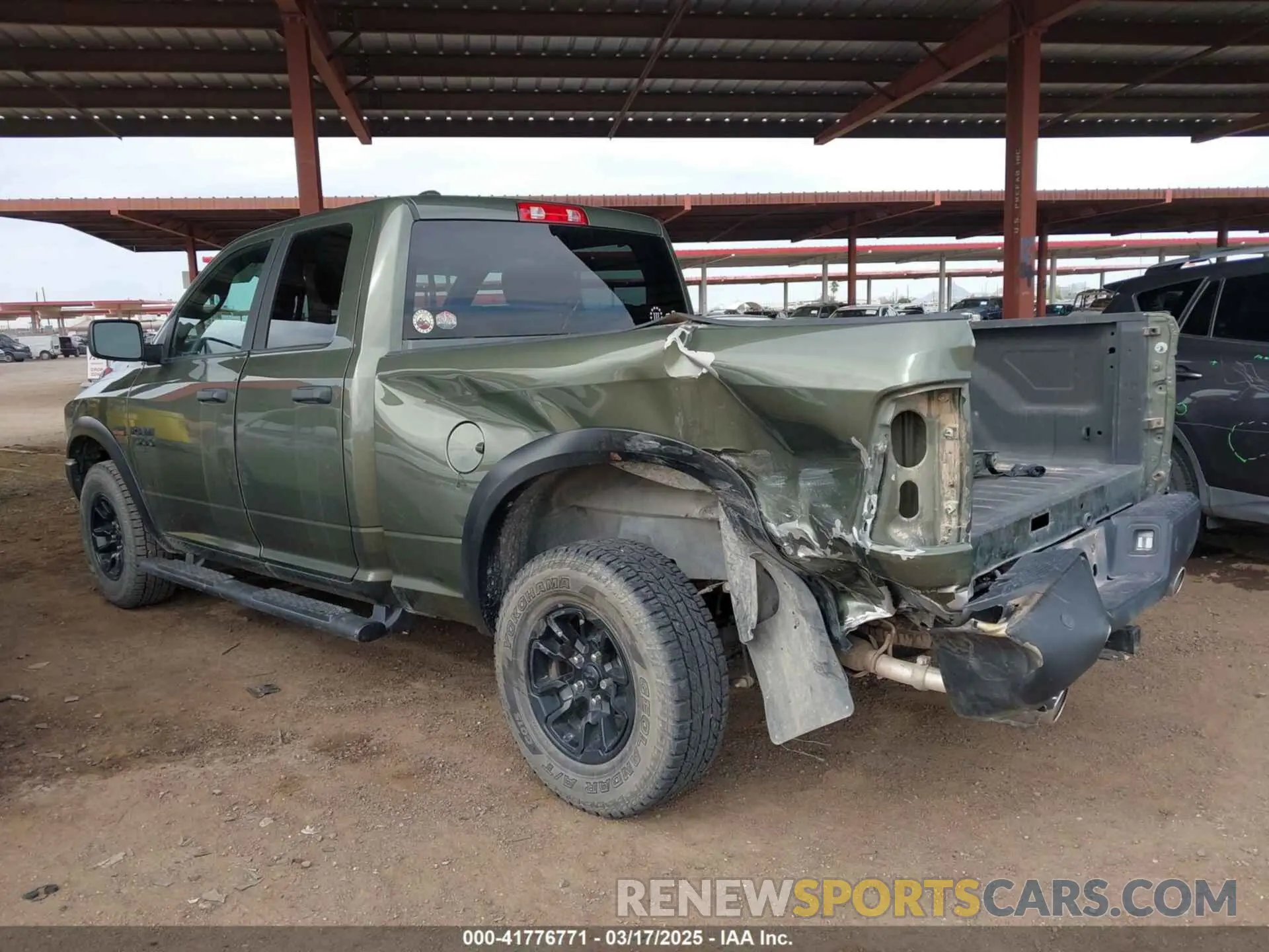 3 Photograph of a damaged car 1C6RR7GT0MS583144 RAM 1500 CLASSIC 2021