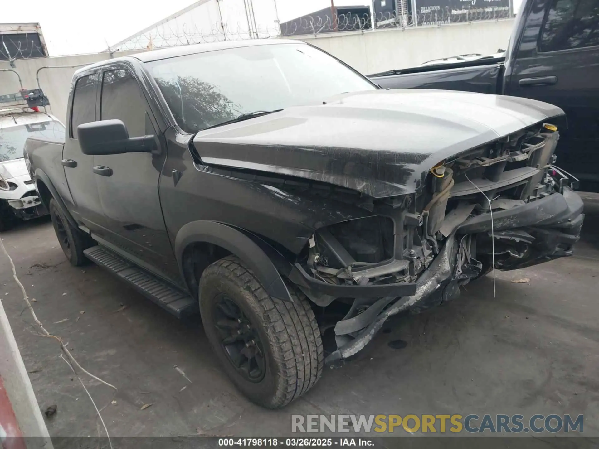 1 Photograph of a damaged car 1C6RR7GT0MS597545 RAM 1500 CLASSIC 2021