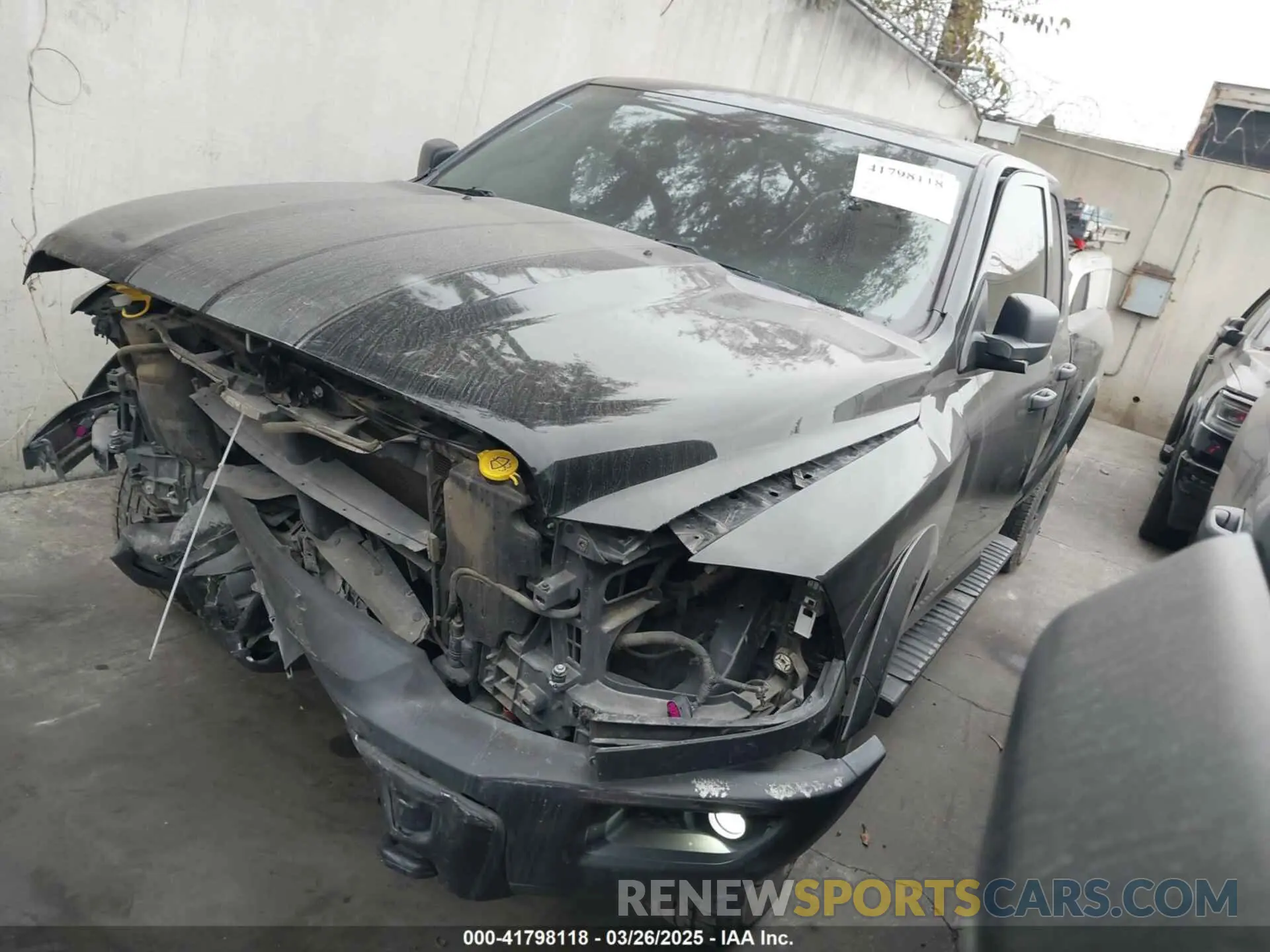 2 Photograph of a damaged car 1C6RR7GT0MS597545 RAM 1500 CLASSIC 2021