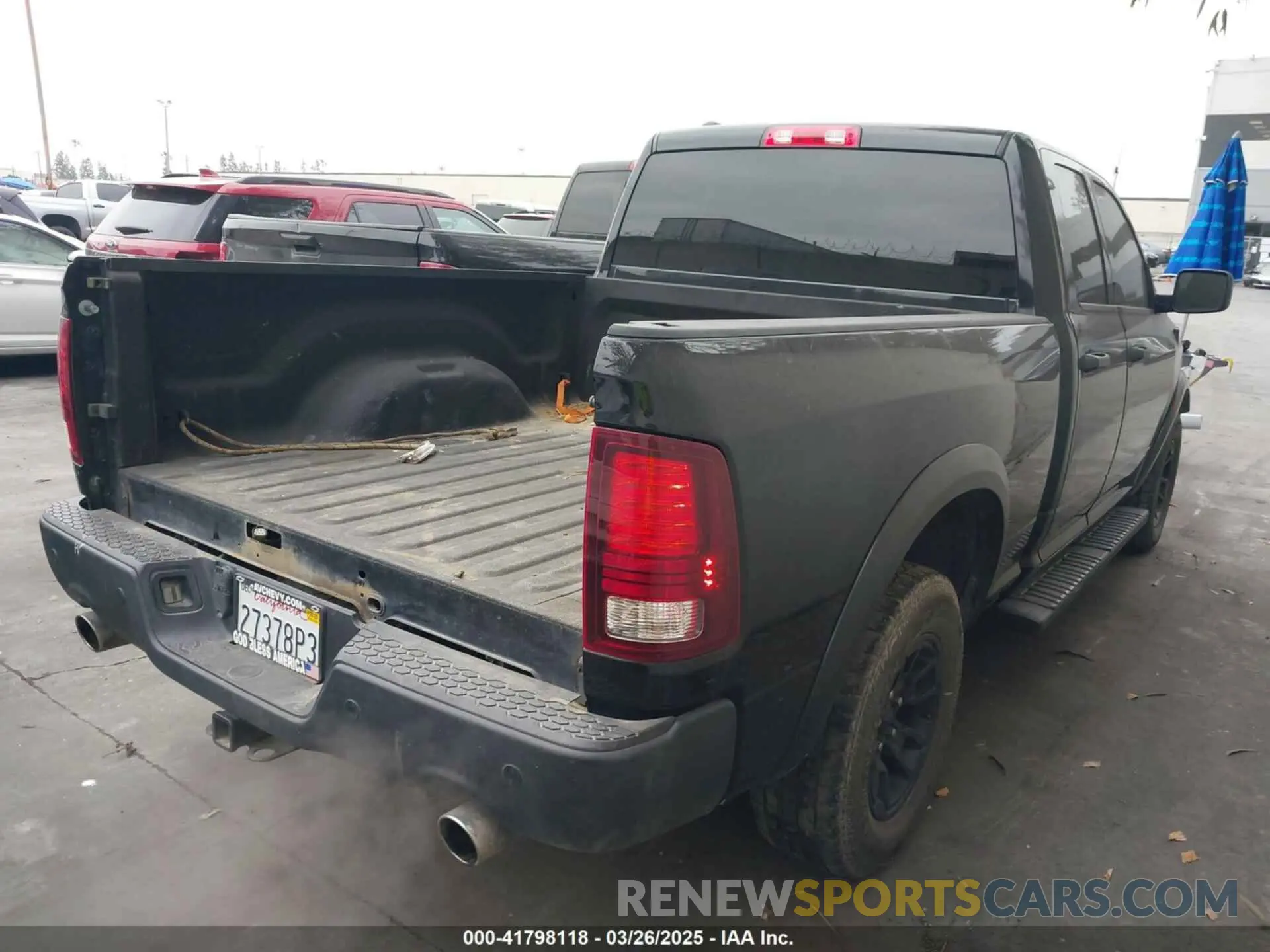 4 Photograph of a damaged car 1C6RR7GT0MS597545 RAM 1500 CLASSIC 2021