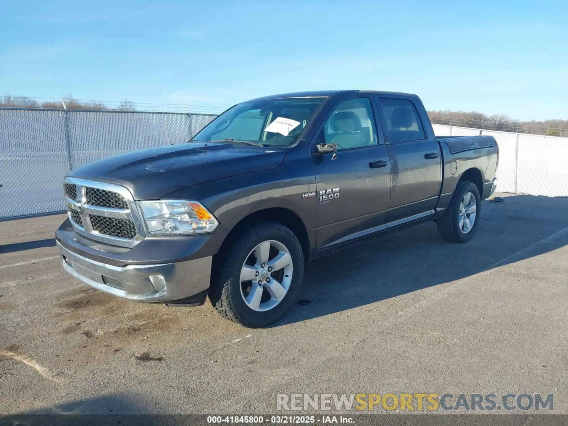 2 Photograph of a damaged car 1C6RR7KT4MS560280 RAM 1500 CLASSIC 2021