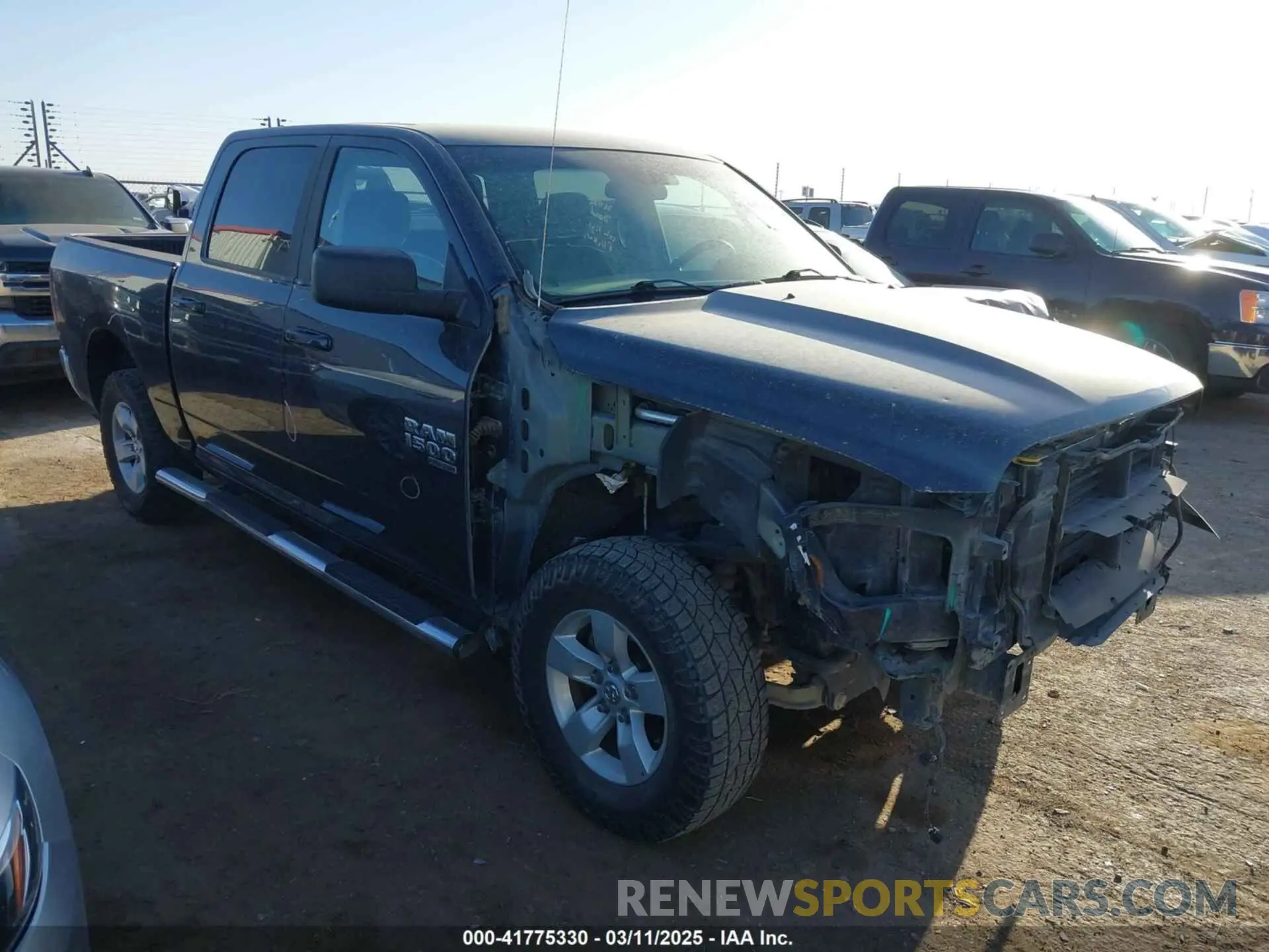 1 Photograph of a damaged car 1C6RR7LG3MS533217 RAM 1500 CLASSIC 2021