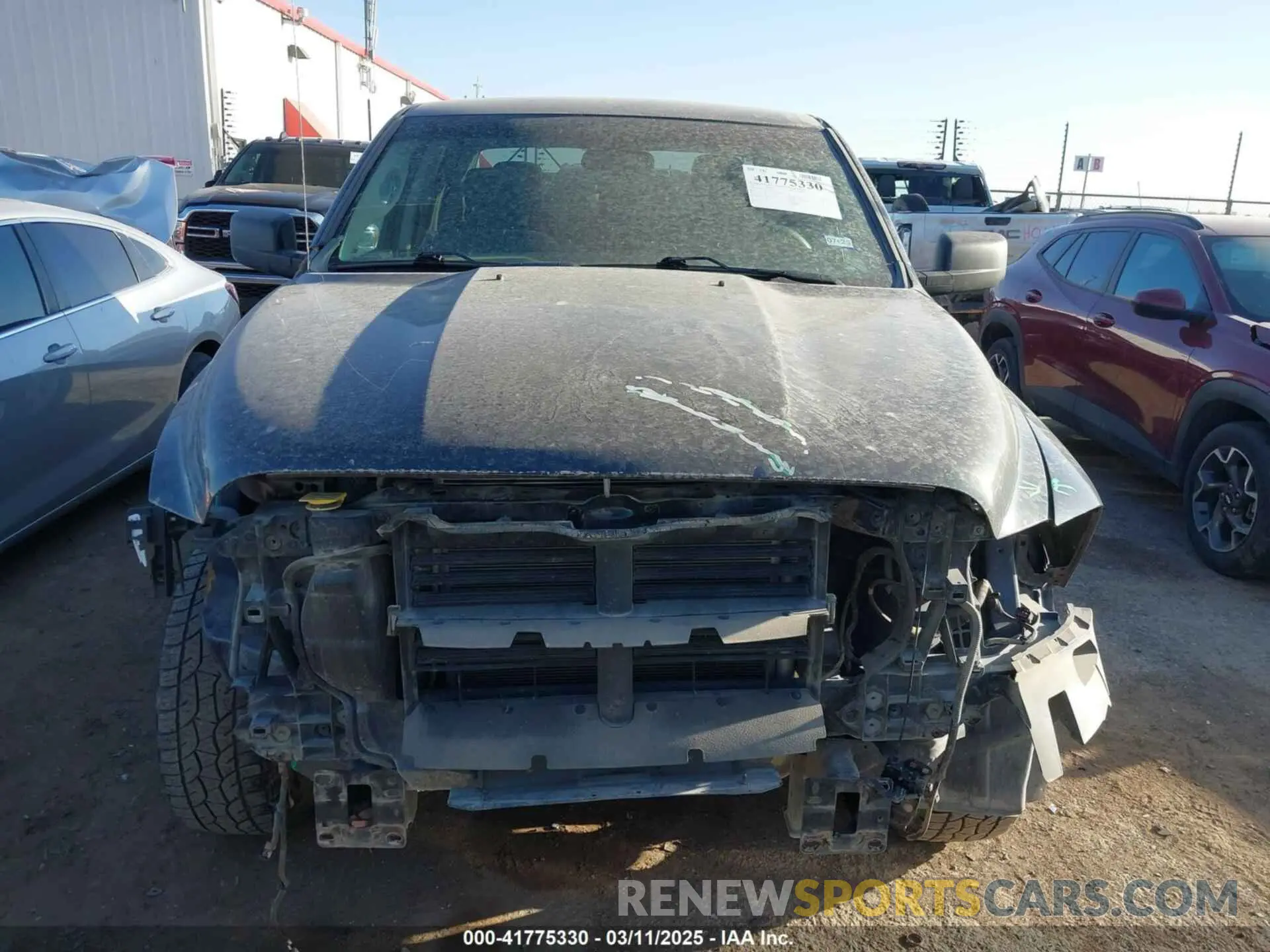 12 Photograph of a damaged car 1C6RR7LG3MS533217 RAM 1500 CLASSIC 2021