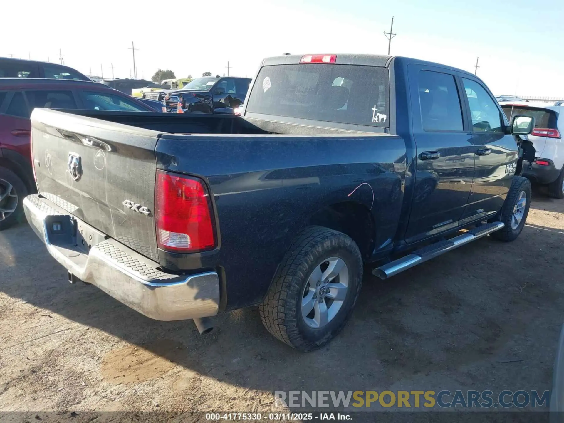 4 Photograph of a damaged car 1C6RR7LG3MS533217 RAM 1500 CLASSIC 2021