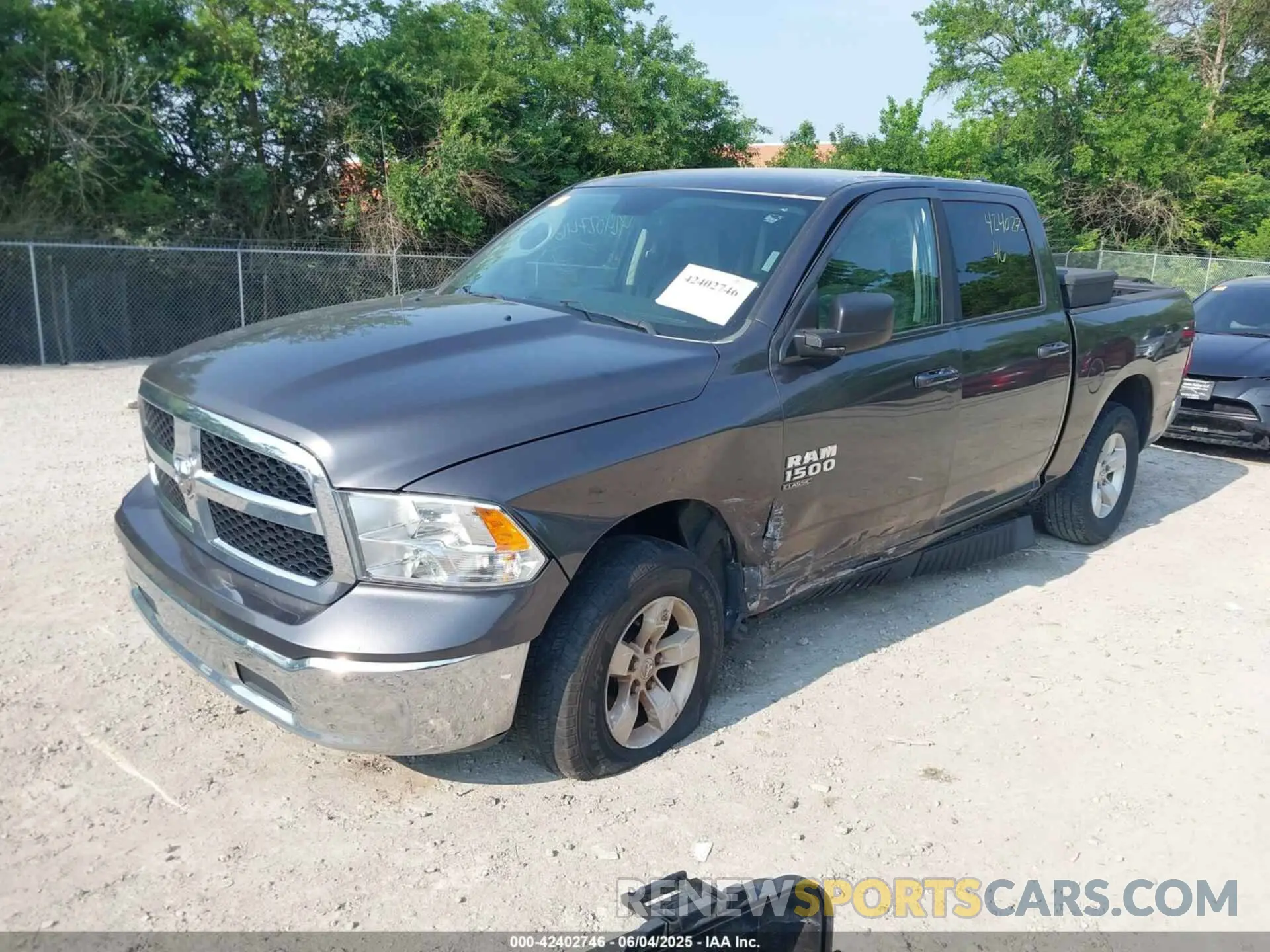 2 Photograph of a damaged car 1C6RR7LG4MS535767 RAM 1500 CLASSIC 2021