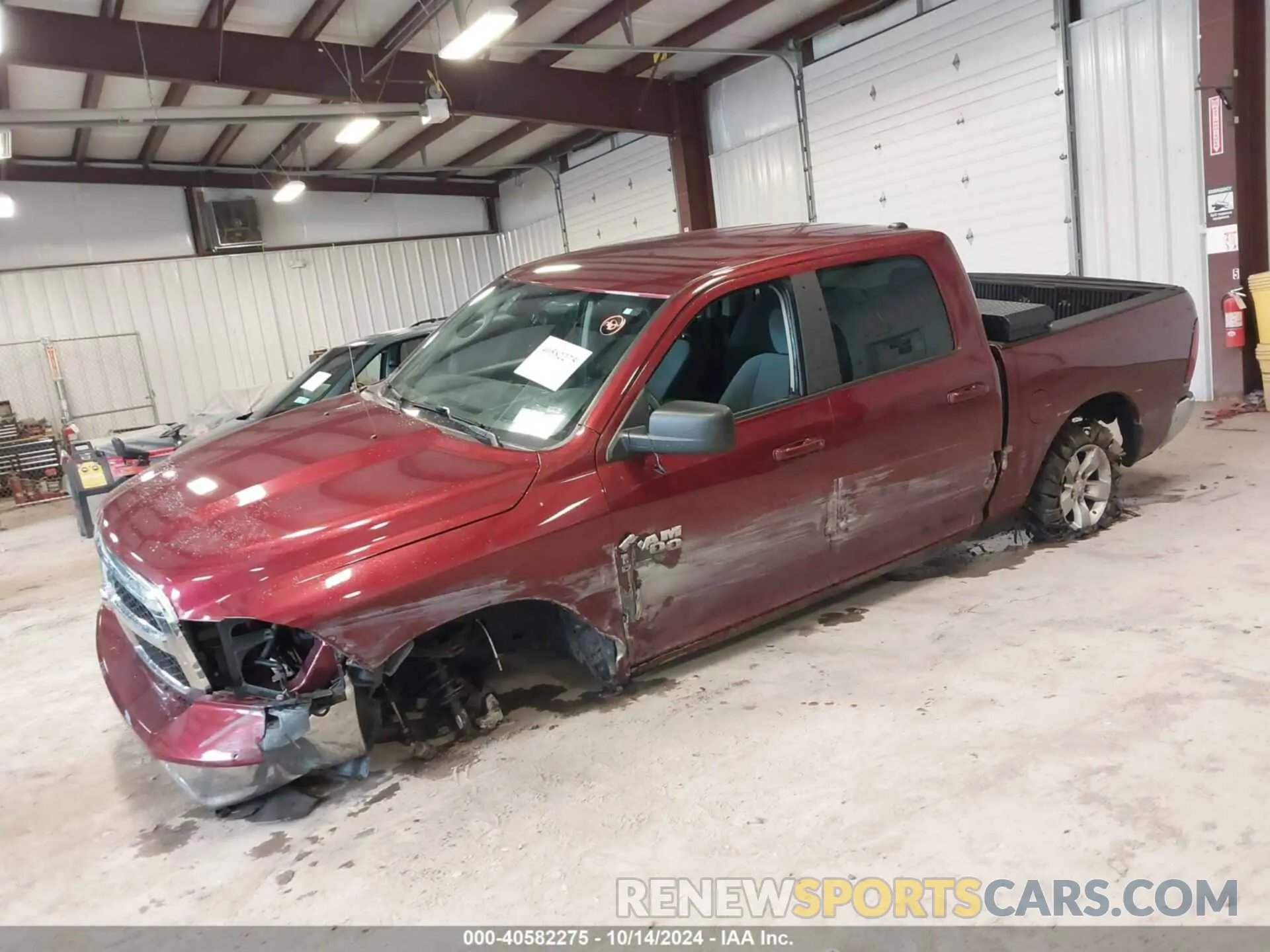 2 Photograph of a damaged car 1C6RR7LG4MS536031 RAM 1500 CLASSIC 2021