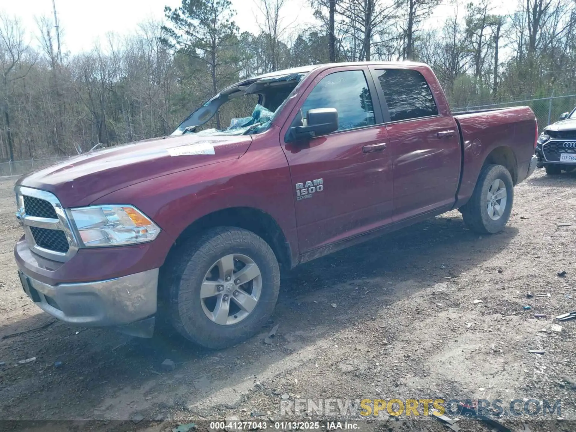 2 Photograph of a damaged car 1C6RR7LG5MS533235 RAM 1500 CLASSIC 2021