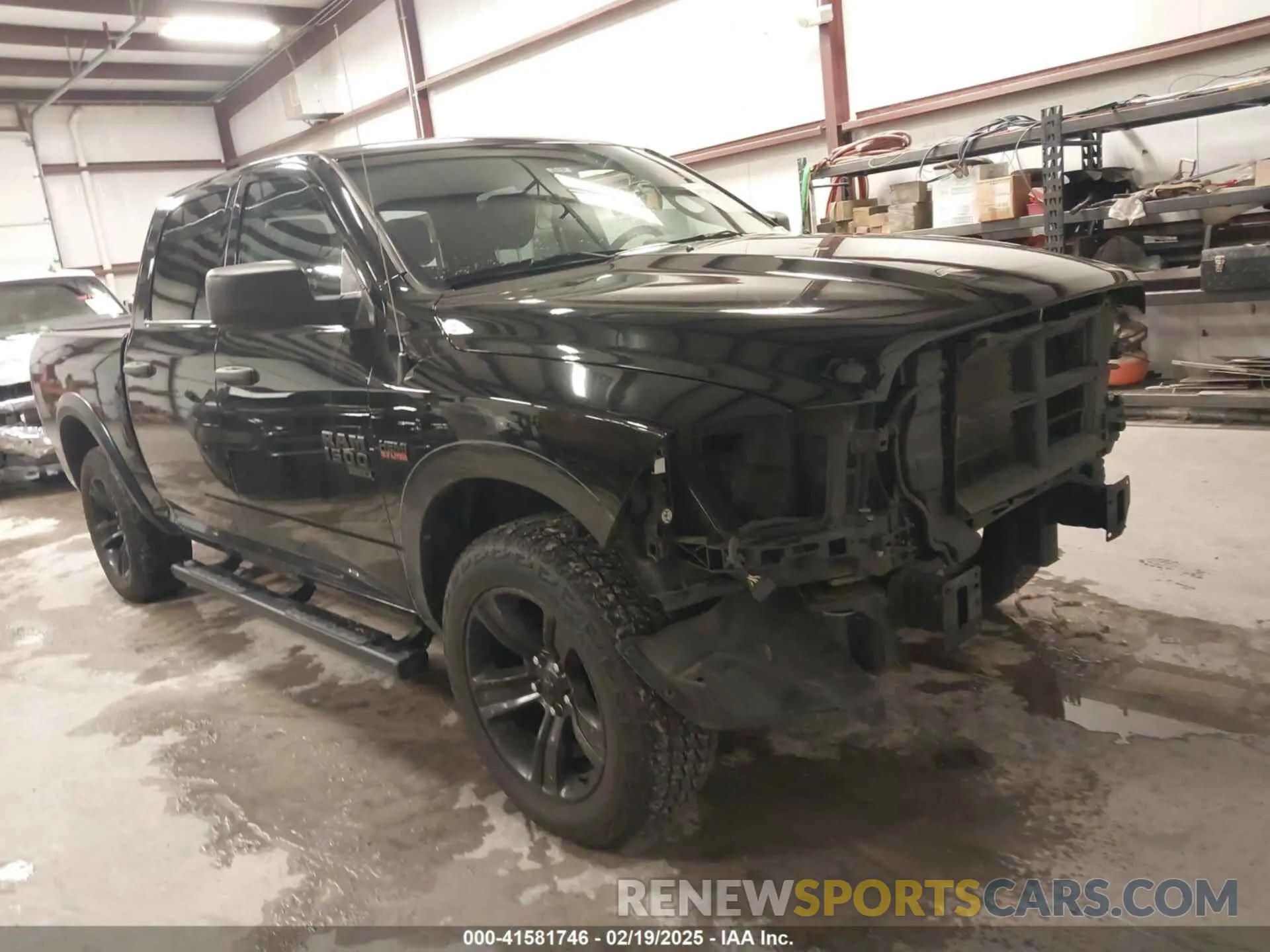 1 Photograph of a damaged car 1C6RR7LT1MS535500 RAM 1500 CLASSIC 2021