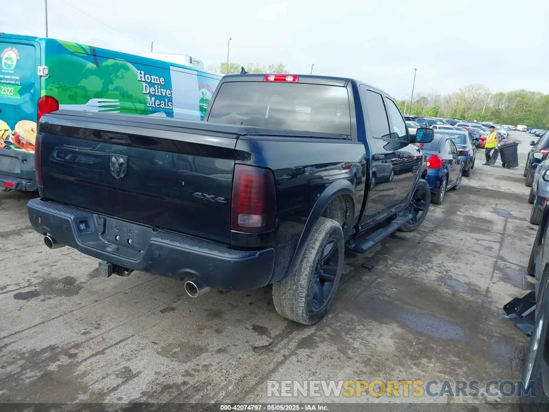 4 Photograph of a damaged car 1C6RR7LT8MS589263 RAM 1500 CLASSIC 2021