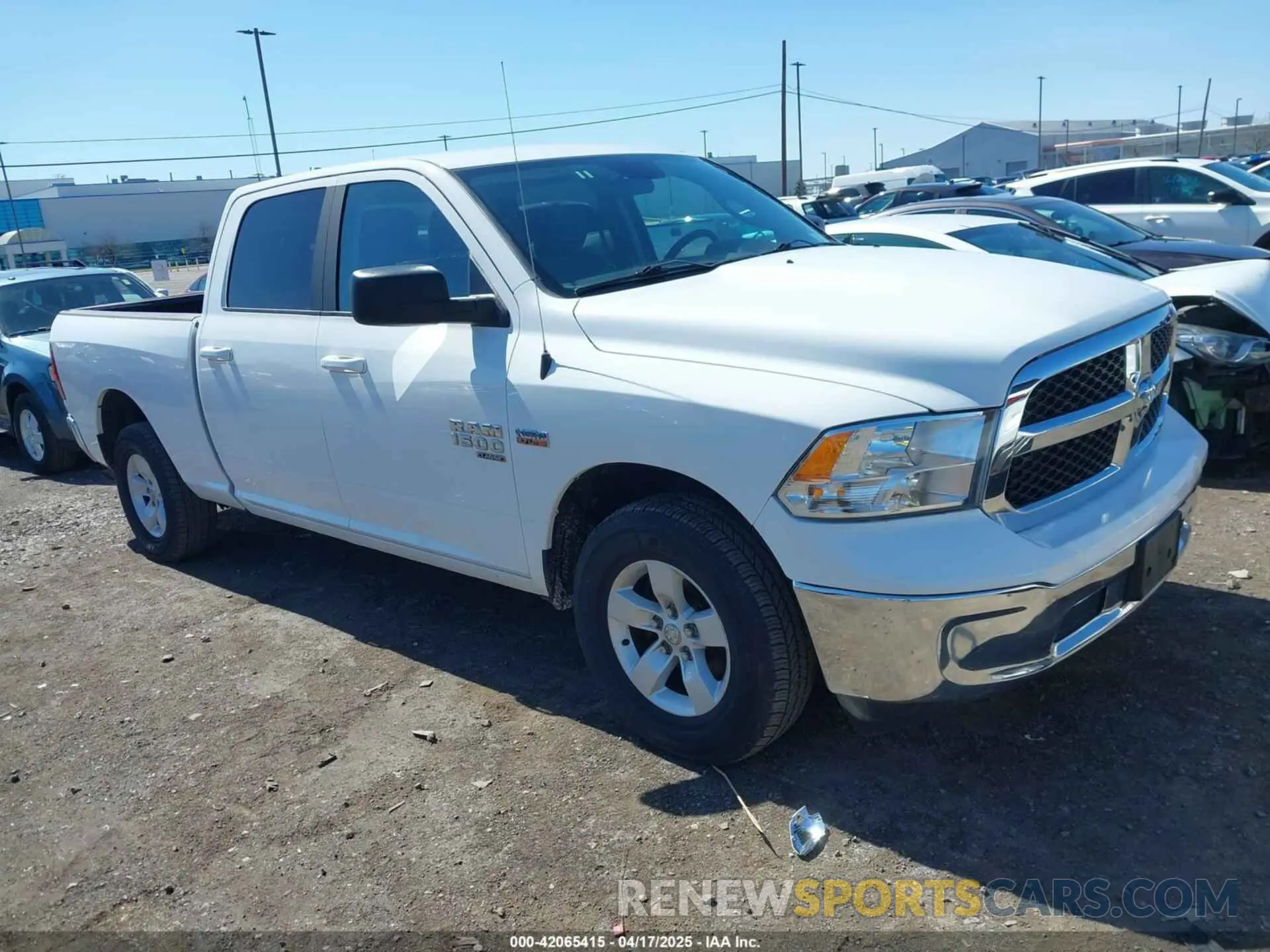 1 Photograph of a damaged car 1C6RR7TT5MS521972 RAM 1500 CLASSIC 2021