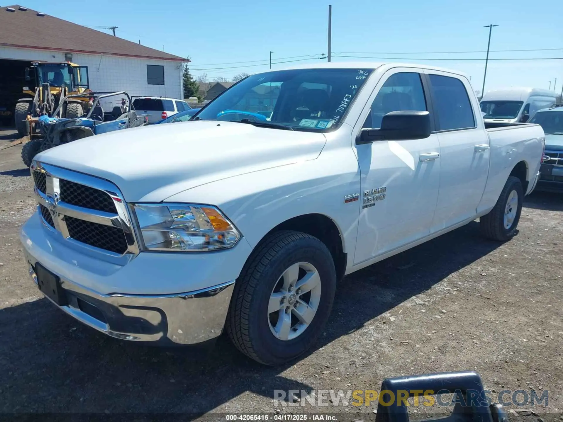2 Photograph of a damaged car 1C6RR7TT5MS521972 RAM 1500 CLASSIC 2021