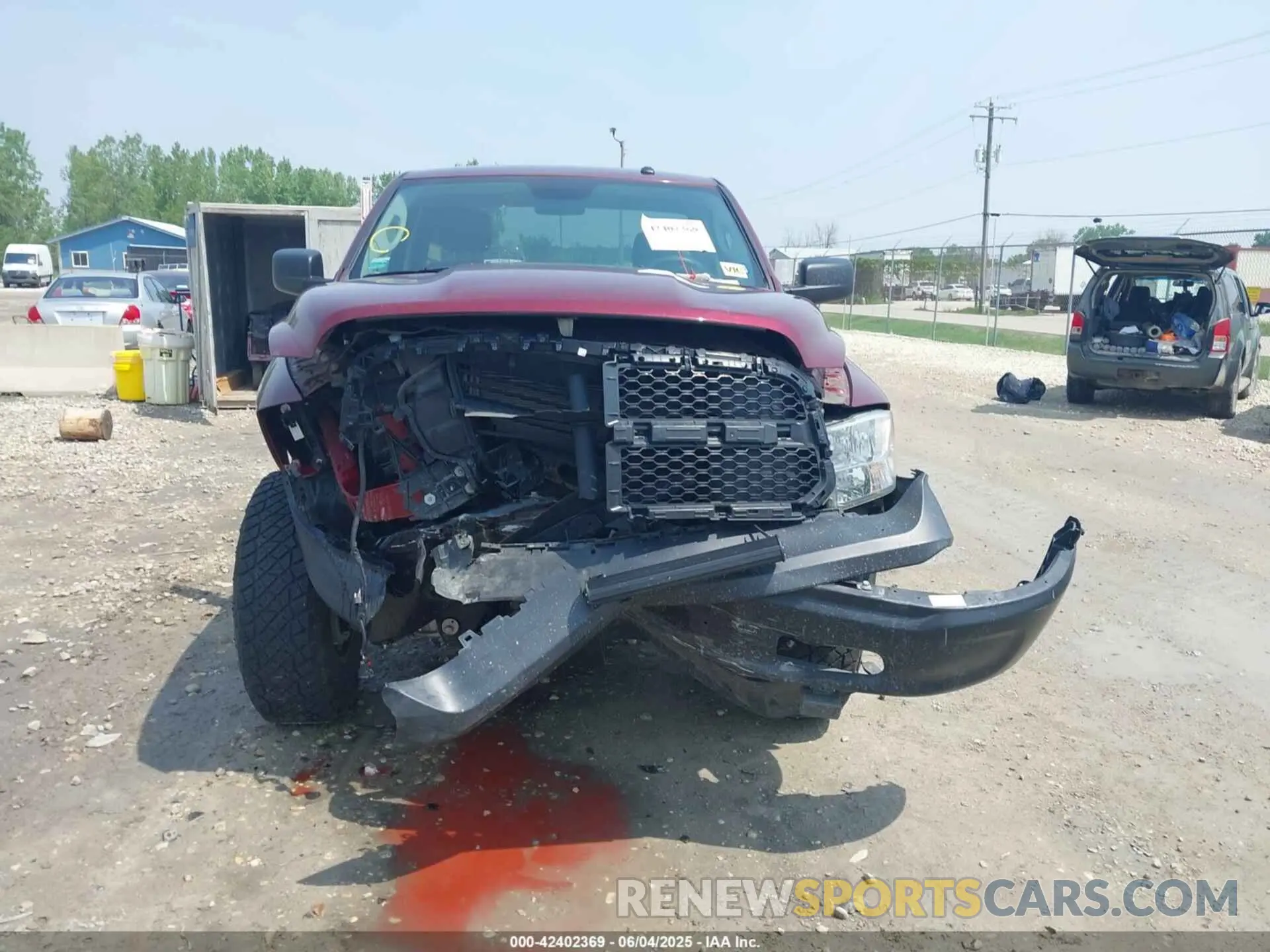 6 Photograph of a damaged car 3C6JR7DG7MG643643 RAM 1500 CLASSIC 2021