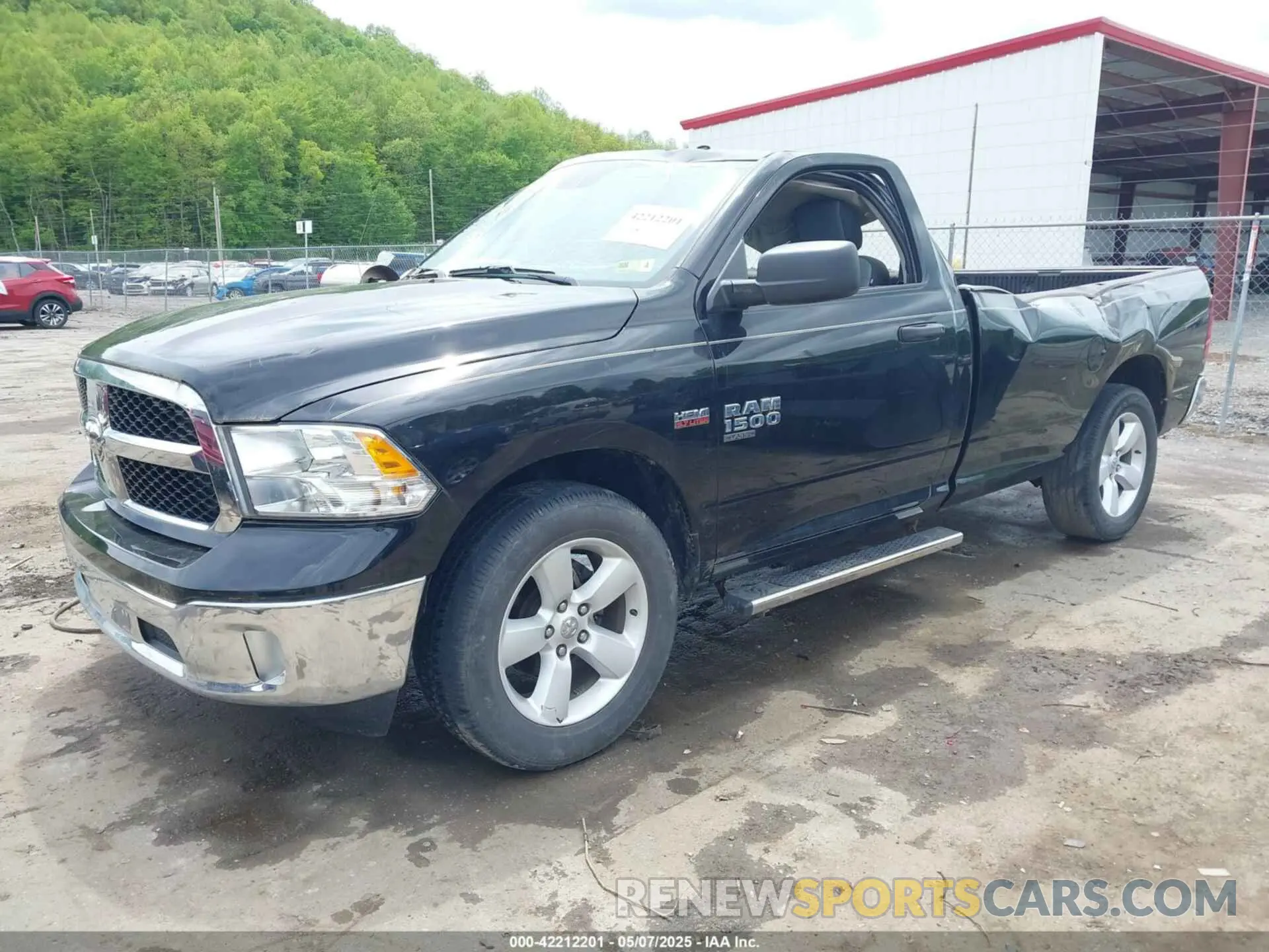 2 Photograph of a damaged car 3C6JR7DT4MG704279 RAM 1500 CLASSIC 2021