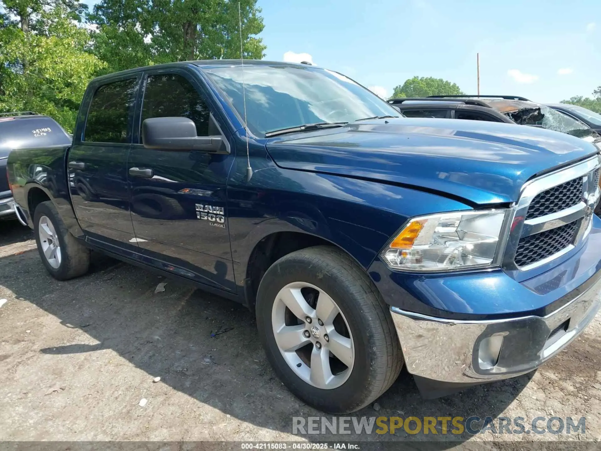 1 Photograph of a damaged car 3C6RR6KG3MG713414 RAM 1500 CLASSIC 2021