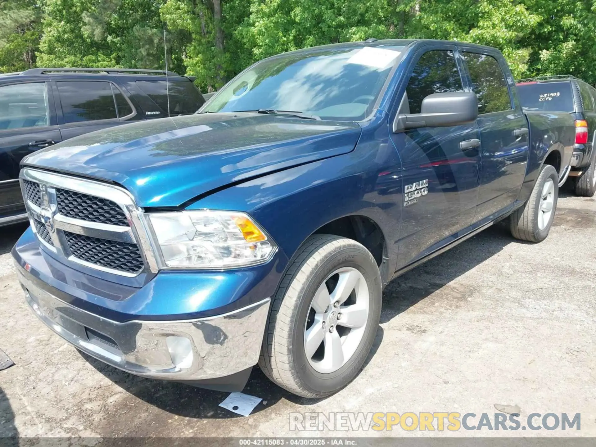 2 Photograph of a damaged car 3C6RR6KG3MG713414 RAM 1500 CLASSIC 2021