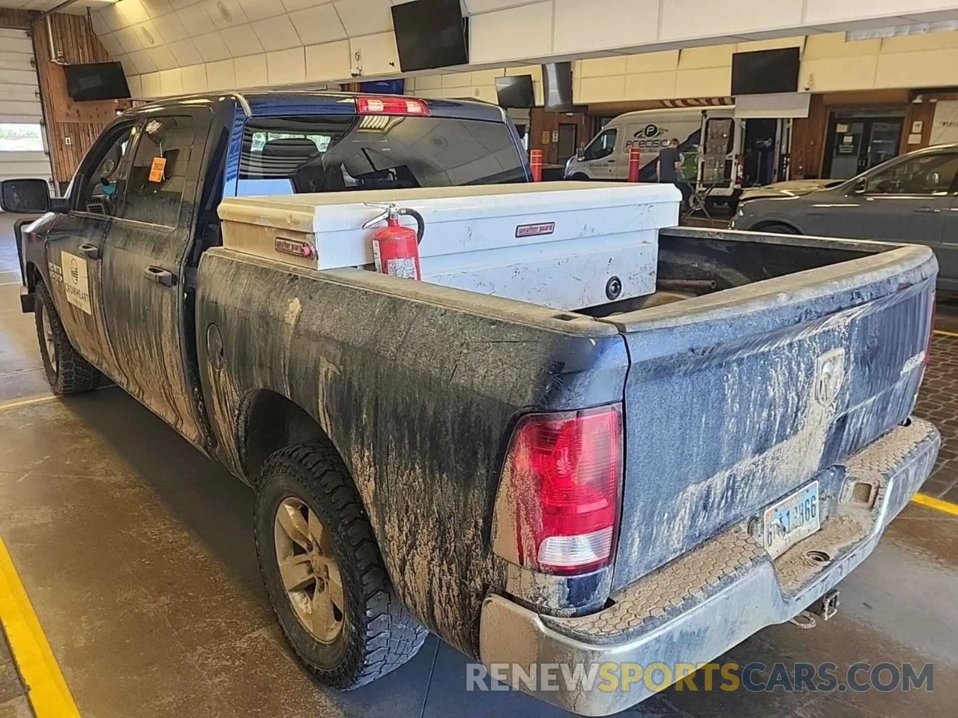 1 Photograph of a damaged car 3C6RR7KG1MG665398 RAM 1500 CLASSIC 2021