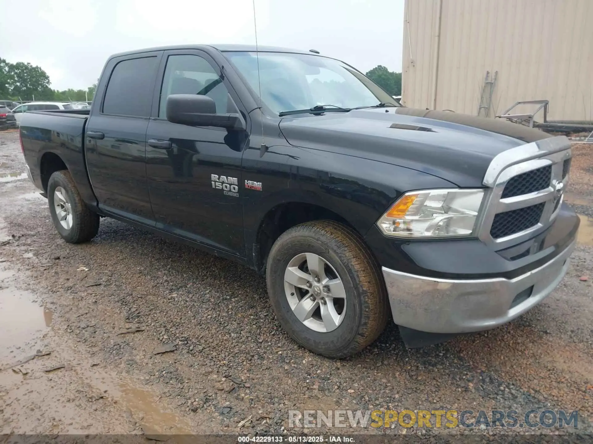 1 Photograph of a damaged car 3C6RR7KT9MG709760 RAM 1500 CLASSIC 2021