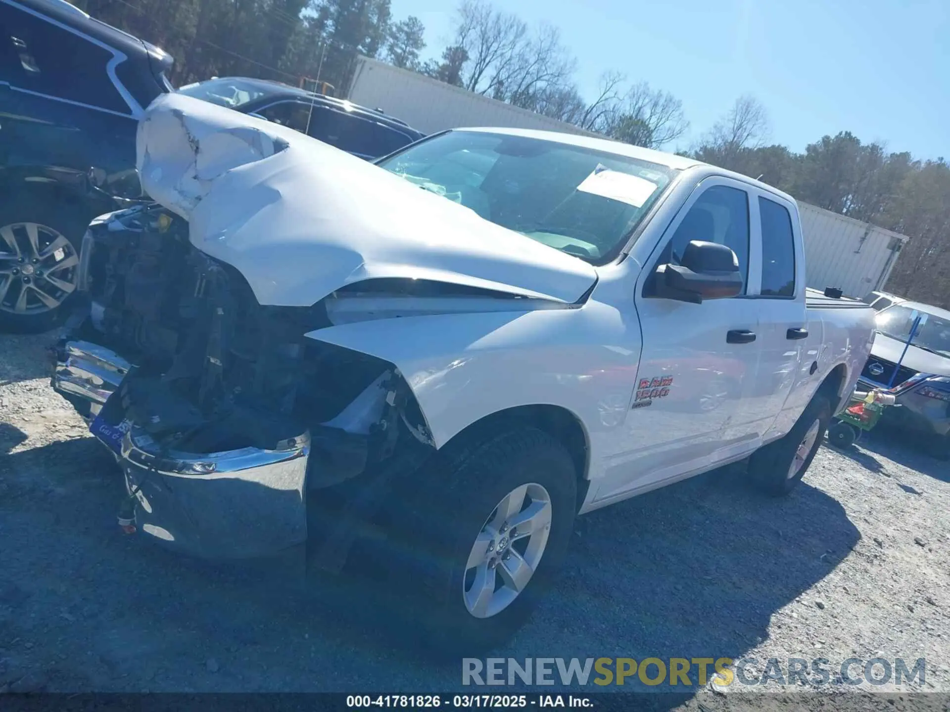 14 Photograph of a damaged car 1C6RR6FG4NS171163 RAM 1500 CLASSIC 2022