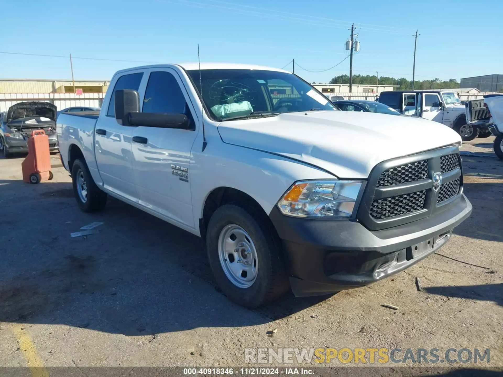 1 Photograph of a damaged car 1C6RR6KG7NS208731 RAM 1500 CLASSIC 2022