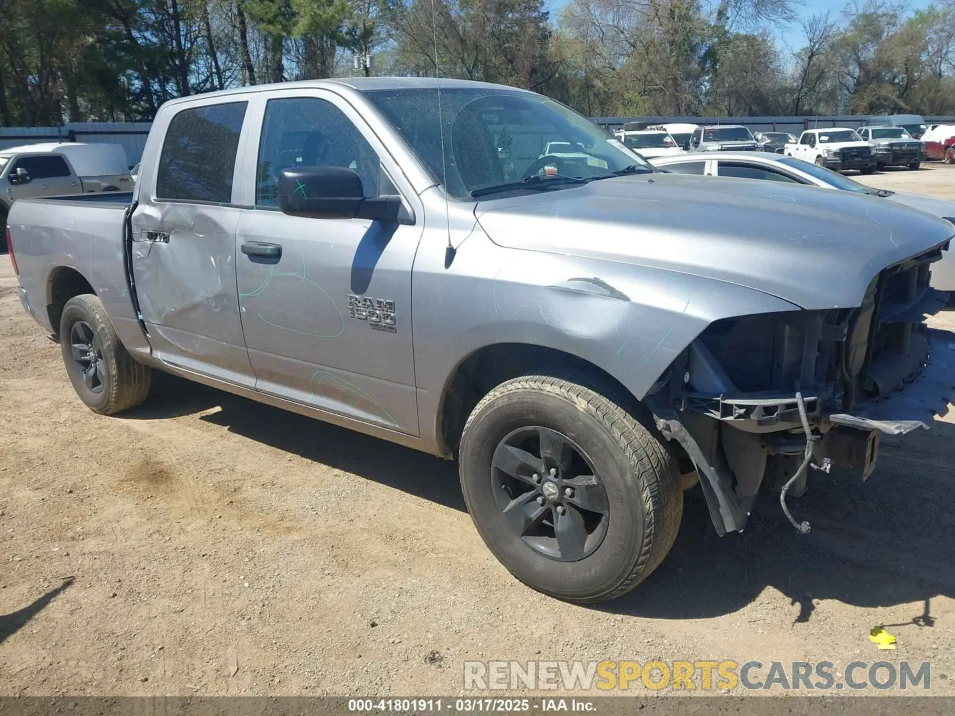 1 Photograph of a damaged car 1C6RR6LG0NS203367 RAM 1500 CLASSIC 2022
