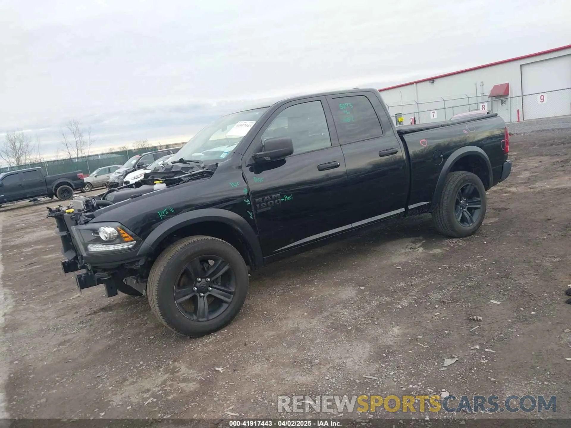2 Photograph of a damaged car 1C6RR7GG5NS230063 RAM 1500 CLASSIC 2022