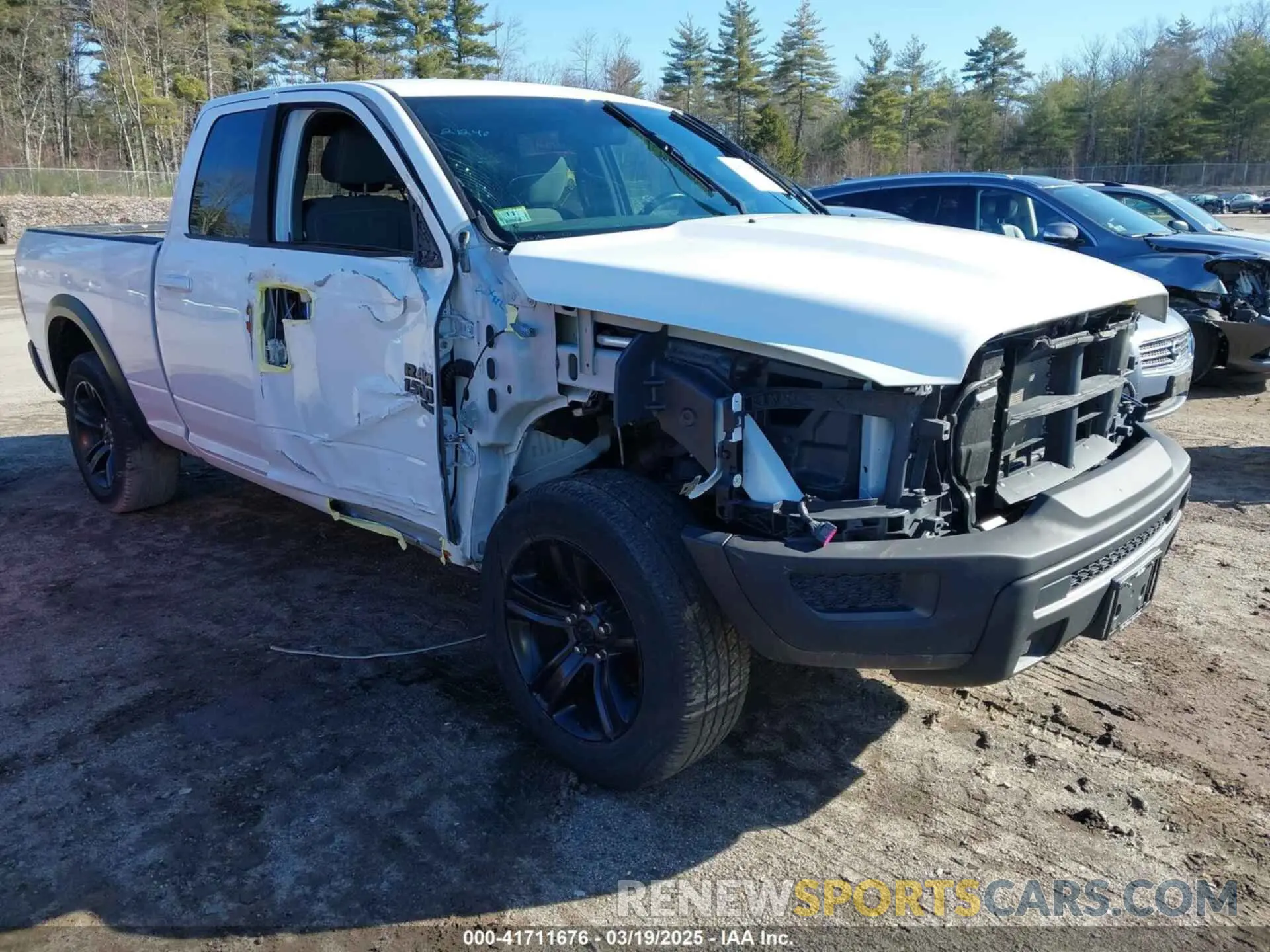 1 Photograph of a damaged car 1C6RR7GG8NS122018 RAM 1500 CLASSIC 2022