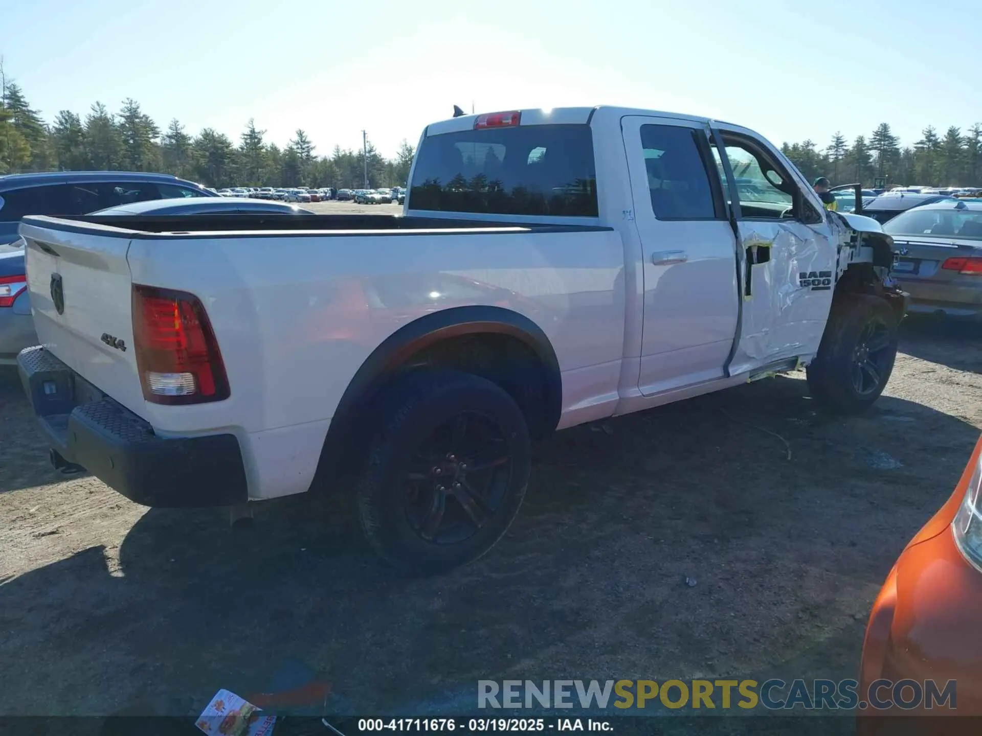 4 Photograph of a damaged car 1C6RR7GG8NS122018 RAM 1500 CLASSIC 2022