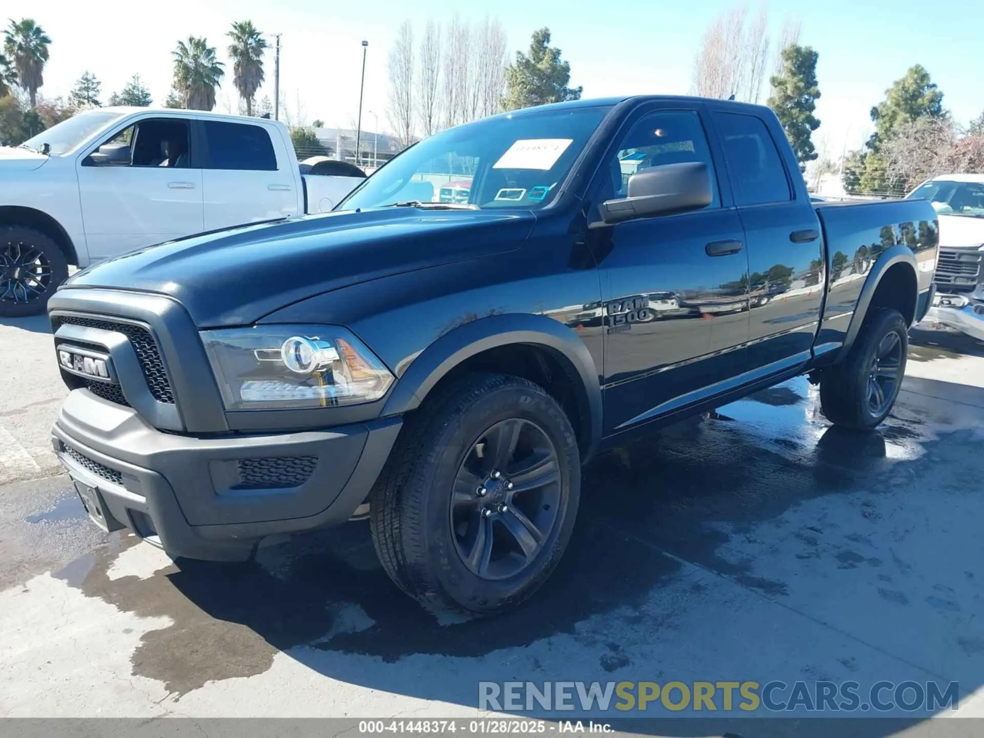 2 Photograph of a damaged car 1C6RR7GGXNS156395 RAM 1500 CLASSIC 2022
