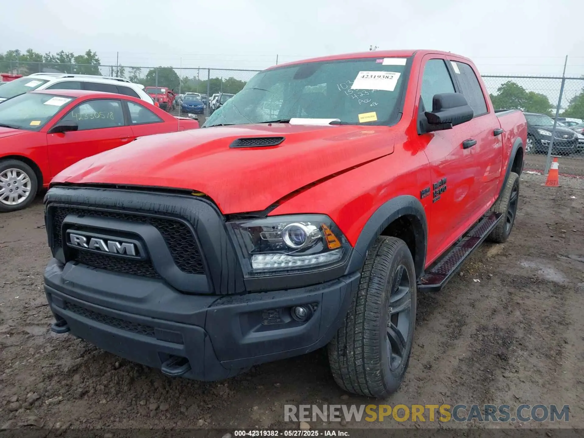 2 Photograph of a damaged car 1C6RR7LT4NS155505 RAM 1500 CLASSIC 2022