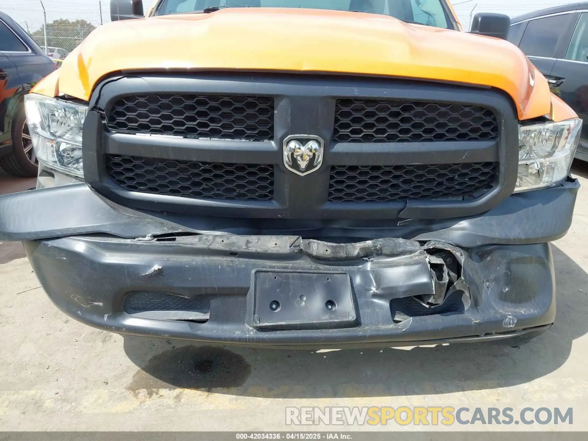 6 Photograph of a damaged car 3C6JR6DG9NG172204 RAM 1500 CLASSIC 2022