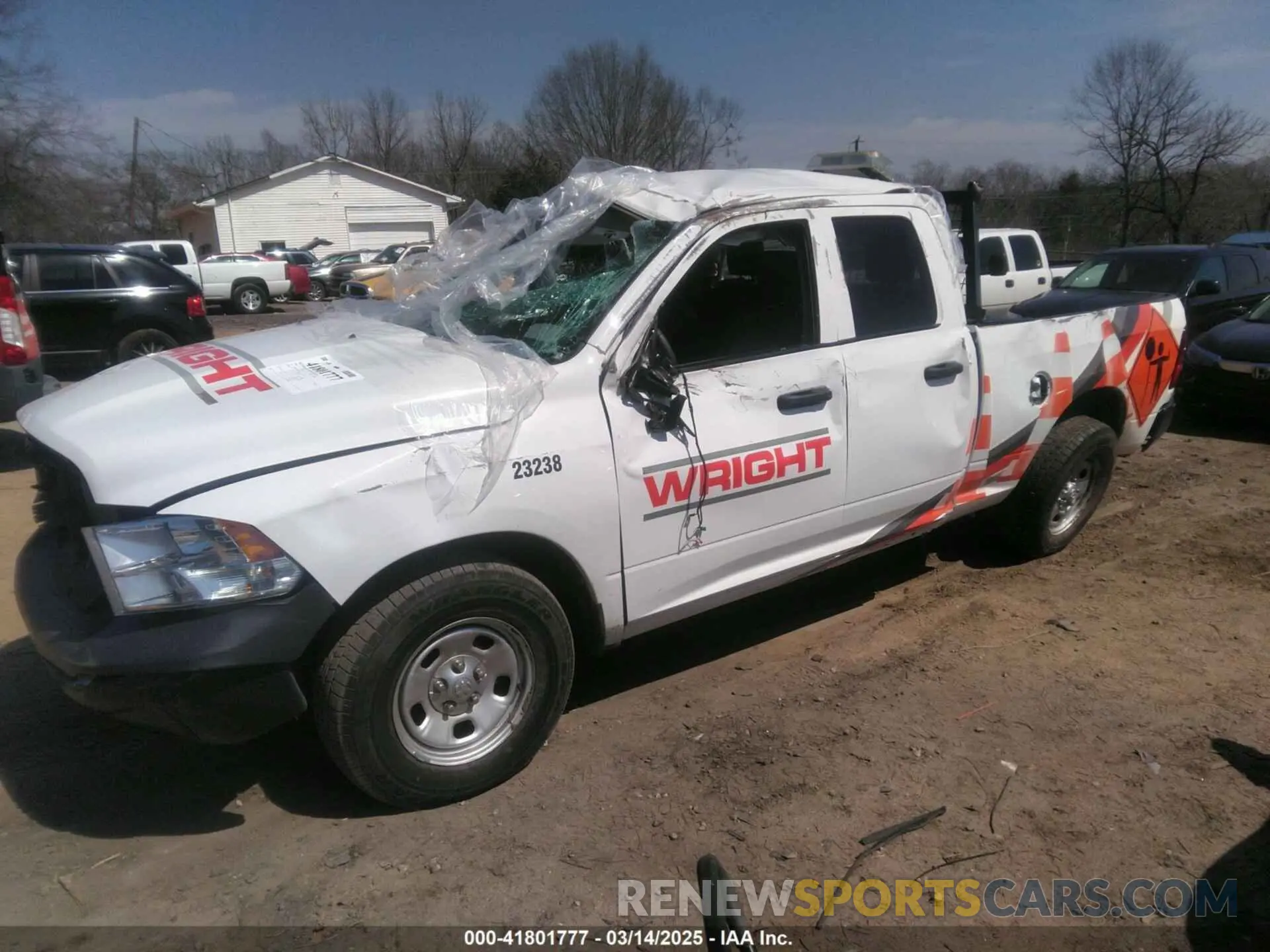 2 Photograph of a damaged car 1C6RR6FG9PS522927 RAM 1500 CLASSIC 2023