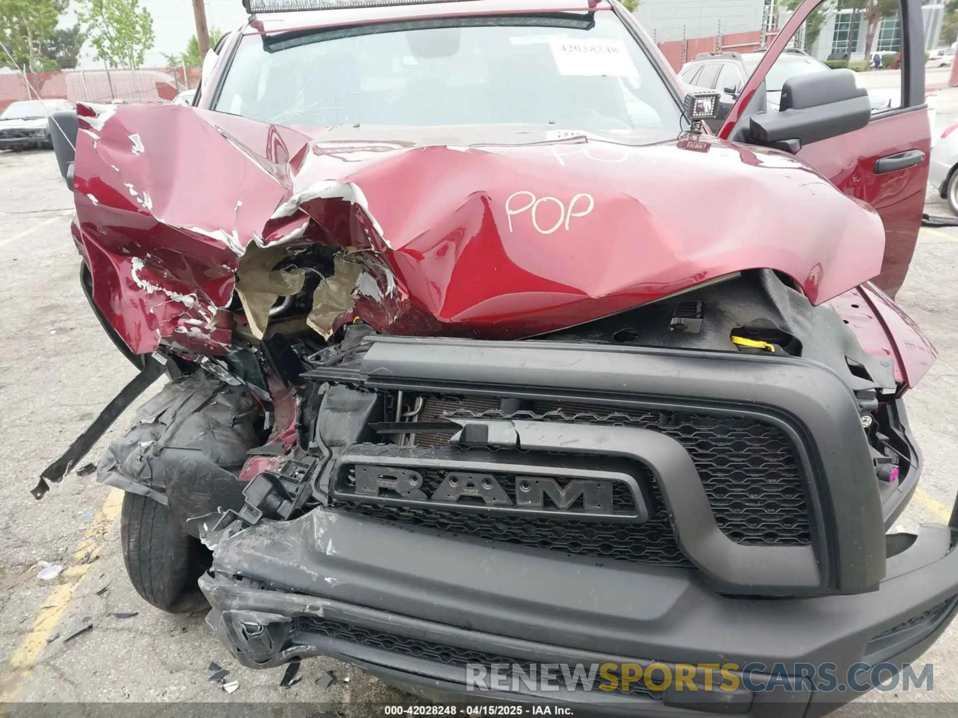 10 Photograph of a damaged car 1C6RR7GGXPS540373 RAM 1500 CLASSIC 2023