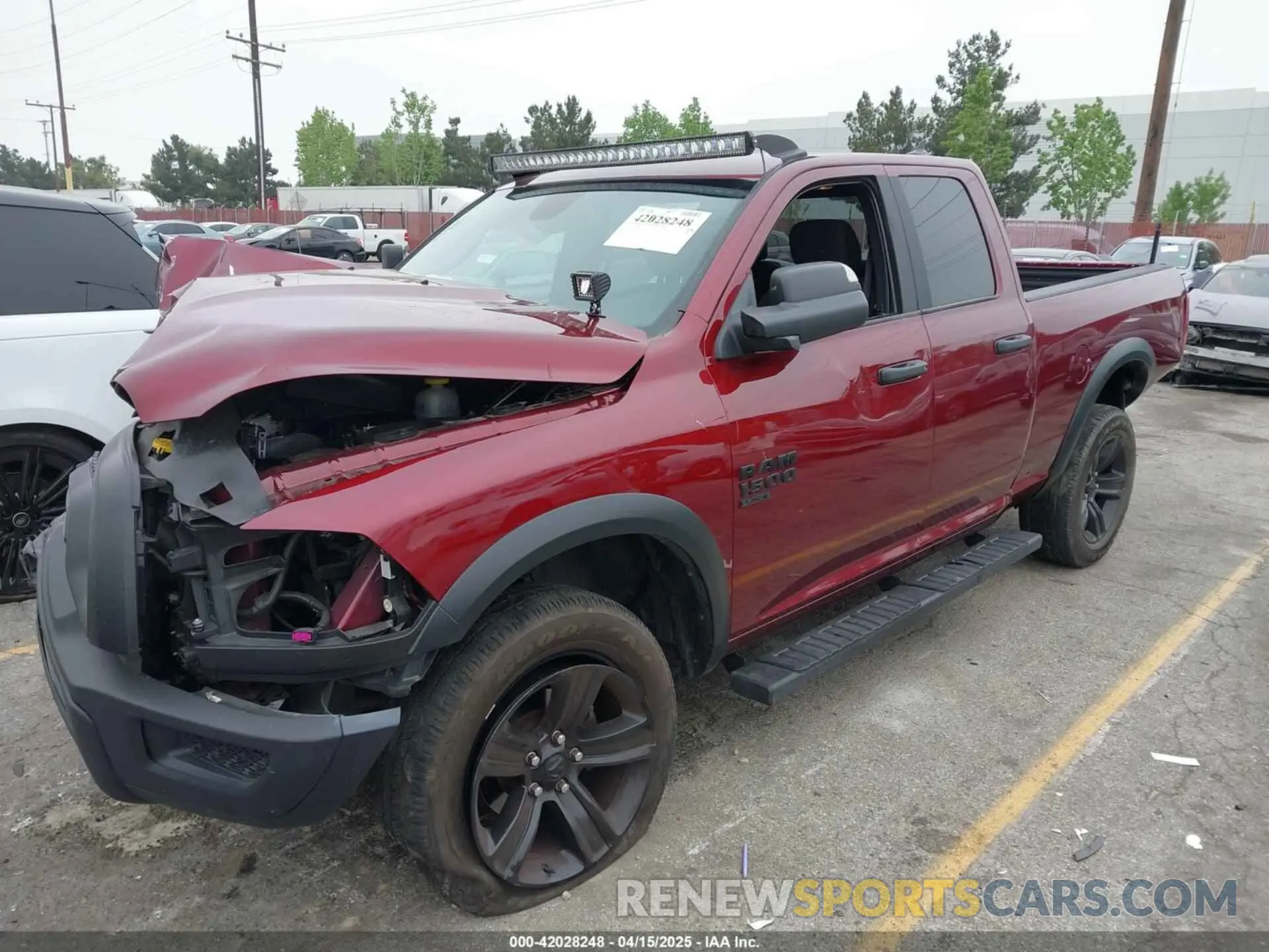 2 Photograph of a damaged car 1C6RR7GGXPS540373 RAM 1500 CLASSIC 2023