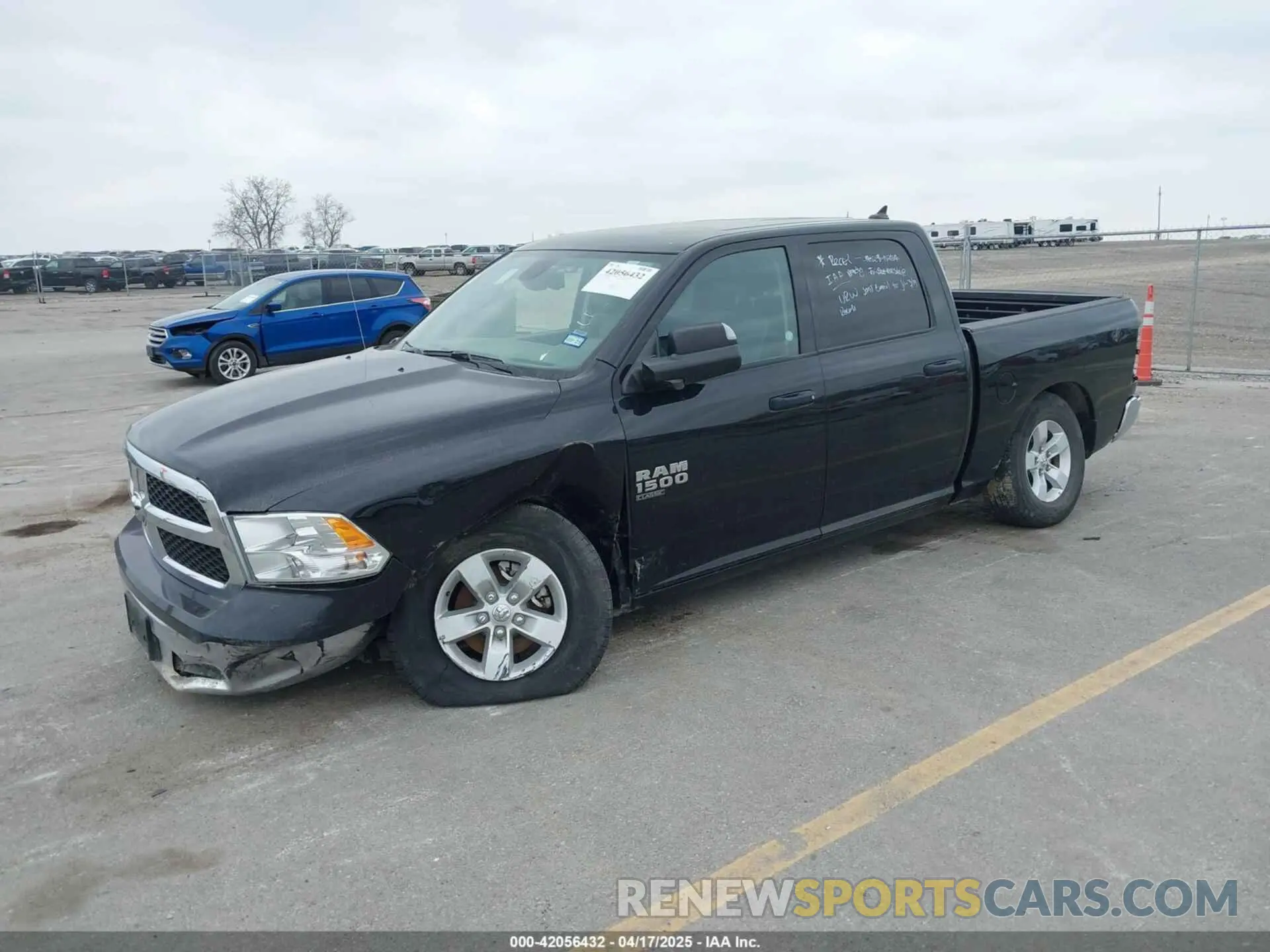 2 Photograph of a damaged car 1C6RR7LG9PS551886 RAM 1500 CLASSIC 2023