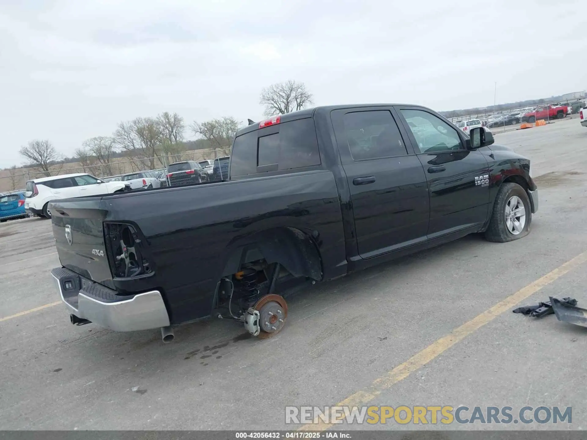 4 Photograph of a damaged car 1C6RR7LG9PS551886 RAM 1500 CLASSIC 2023