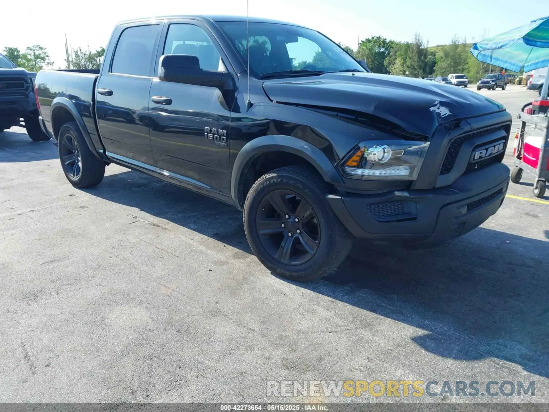 1 Photograph of a damaged car 1C6RR7LG9PS596116 RAM 1500 CLASSIC 2023