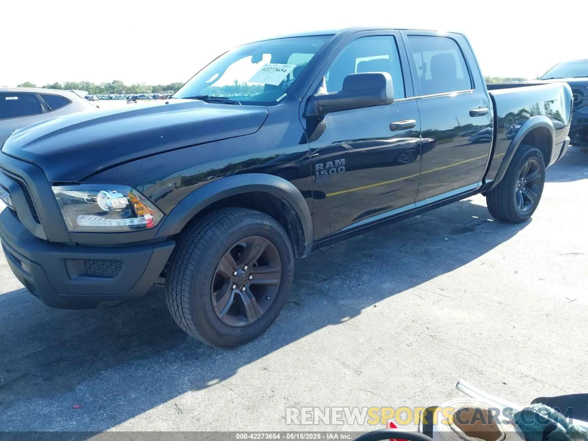 2 Photograph of a damaged car 1C6RR7LG9PS596116 RAM 1500 CLASSIC 2023