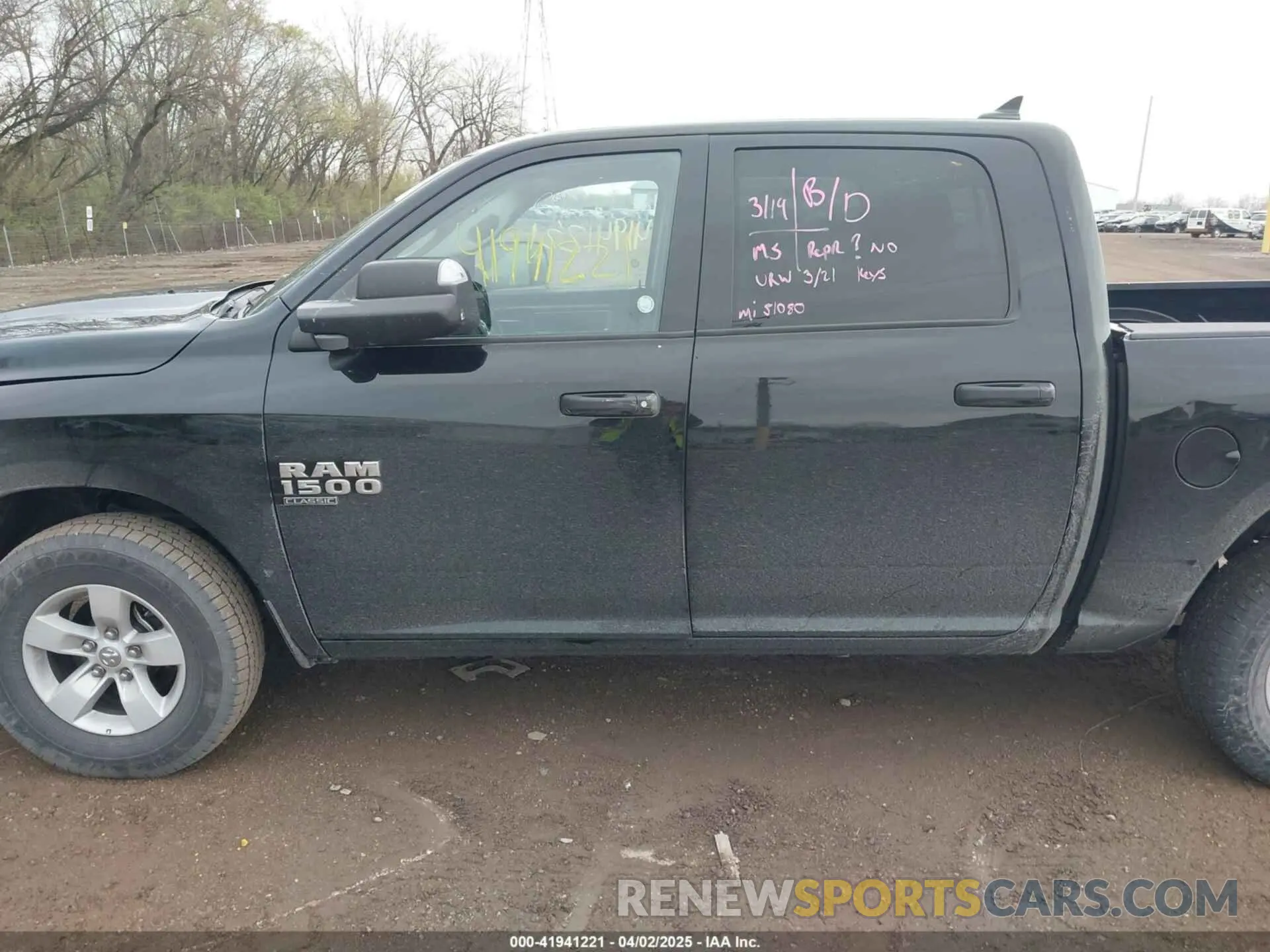 14 Photograph of a damaged car 1C6RR7LGXPS519030 RAM 1500 CLASSIC 2023