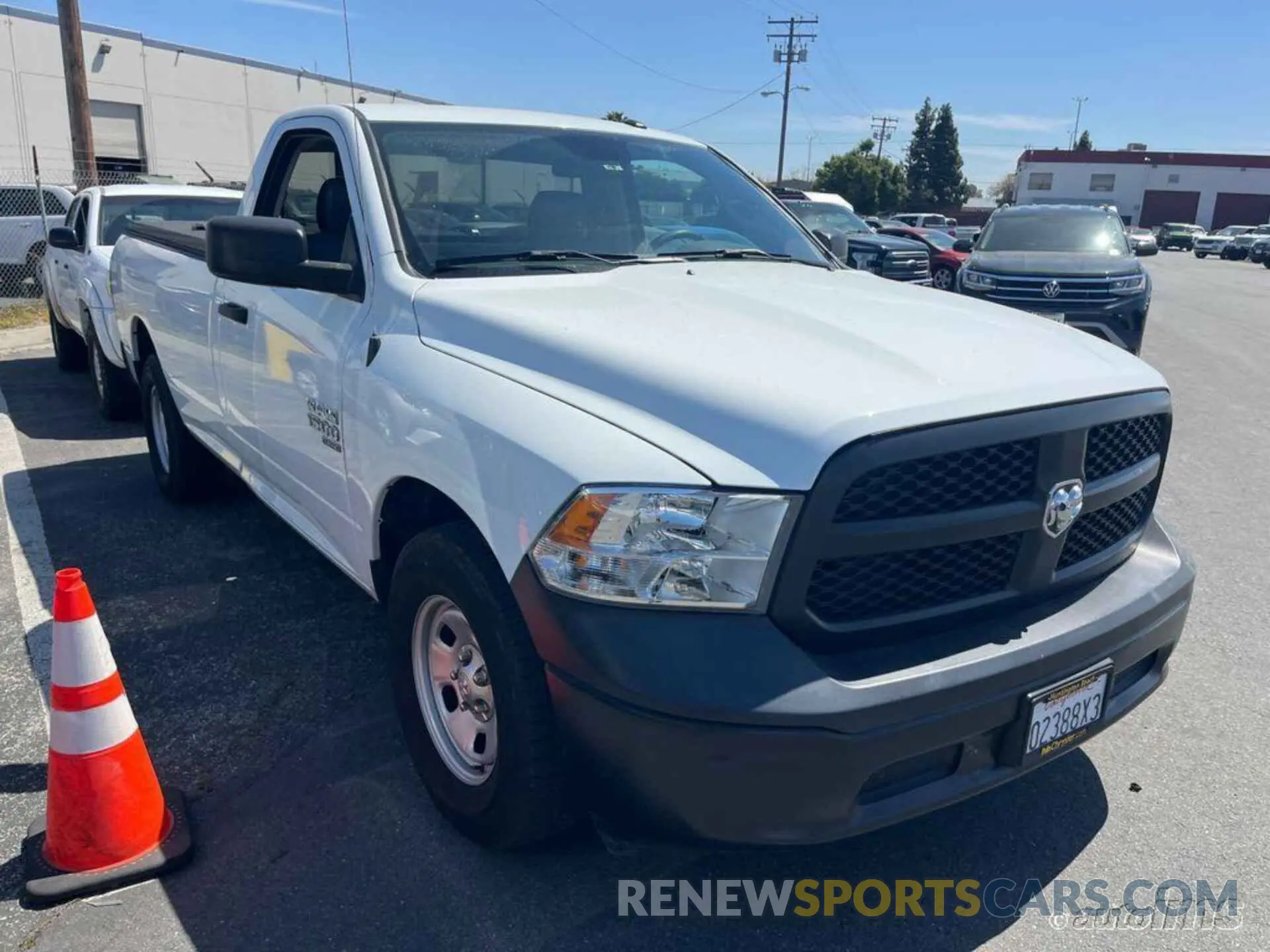 1 Photograph of a damaged car 3C6JR6DG1PG655141 RAM 1500 CLASSIC 2023