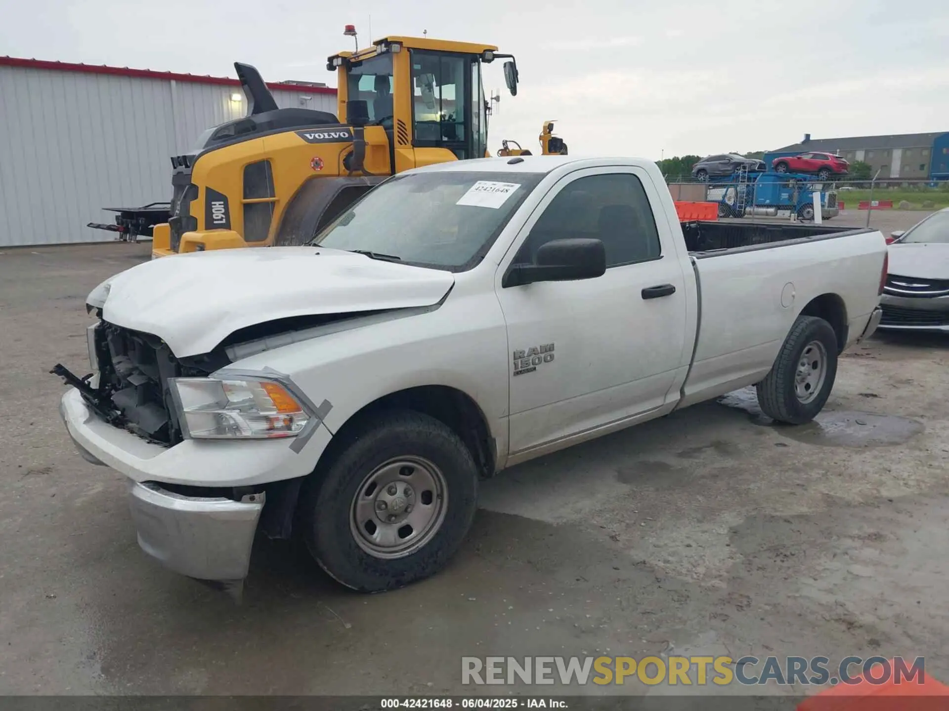 2 Photograph of a damaged car 3C6JR6DG9PG630066 RAM 1500 CLASSIC 2023