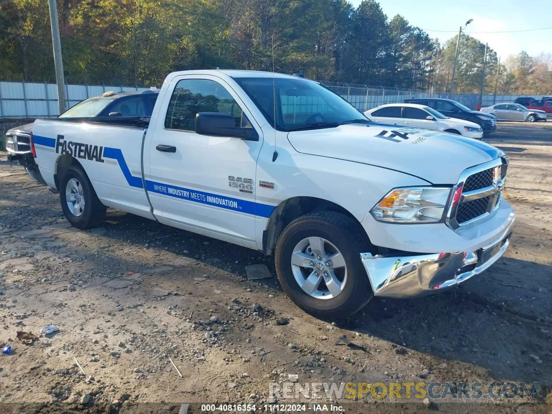 1 Photograph of a damaged car 3C6JR6DT8PG639452 RAM 1500 CLASSIC 2023