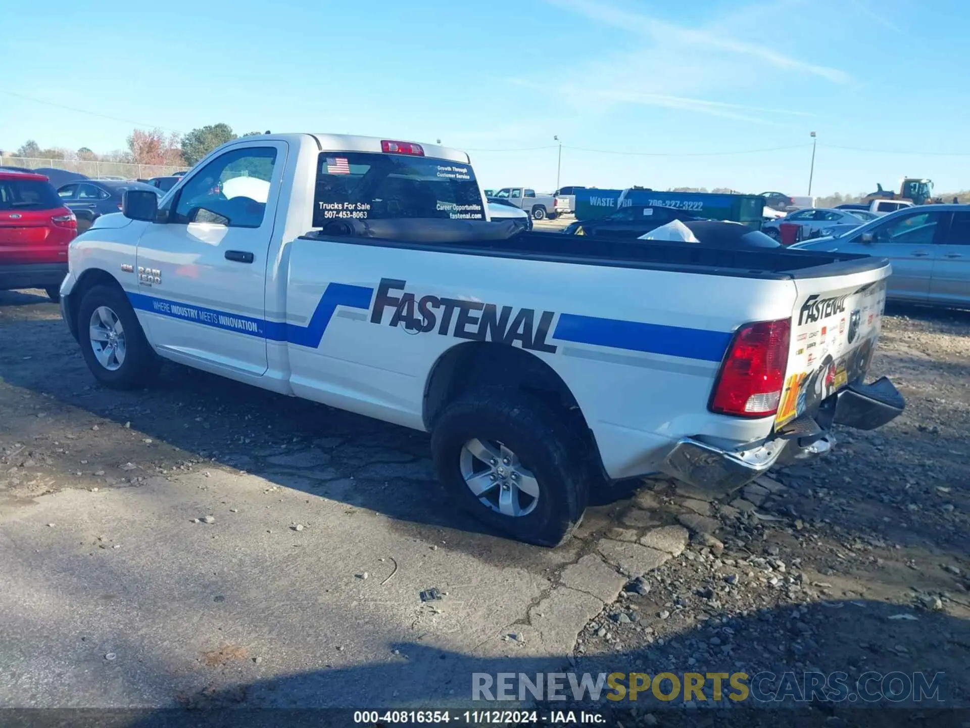 3 Photograph of a damaged car 3C6JR6DT8PG639452 RAM 1500 CLASSIC 2023