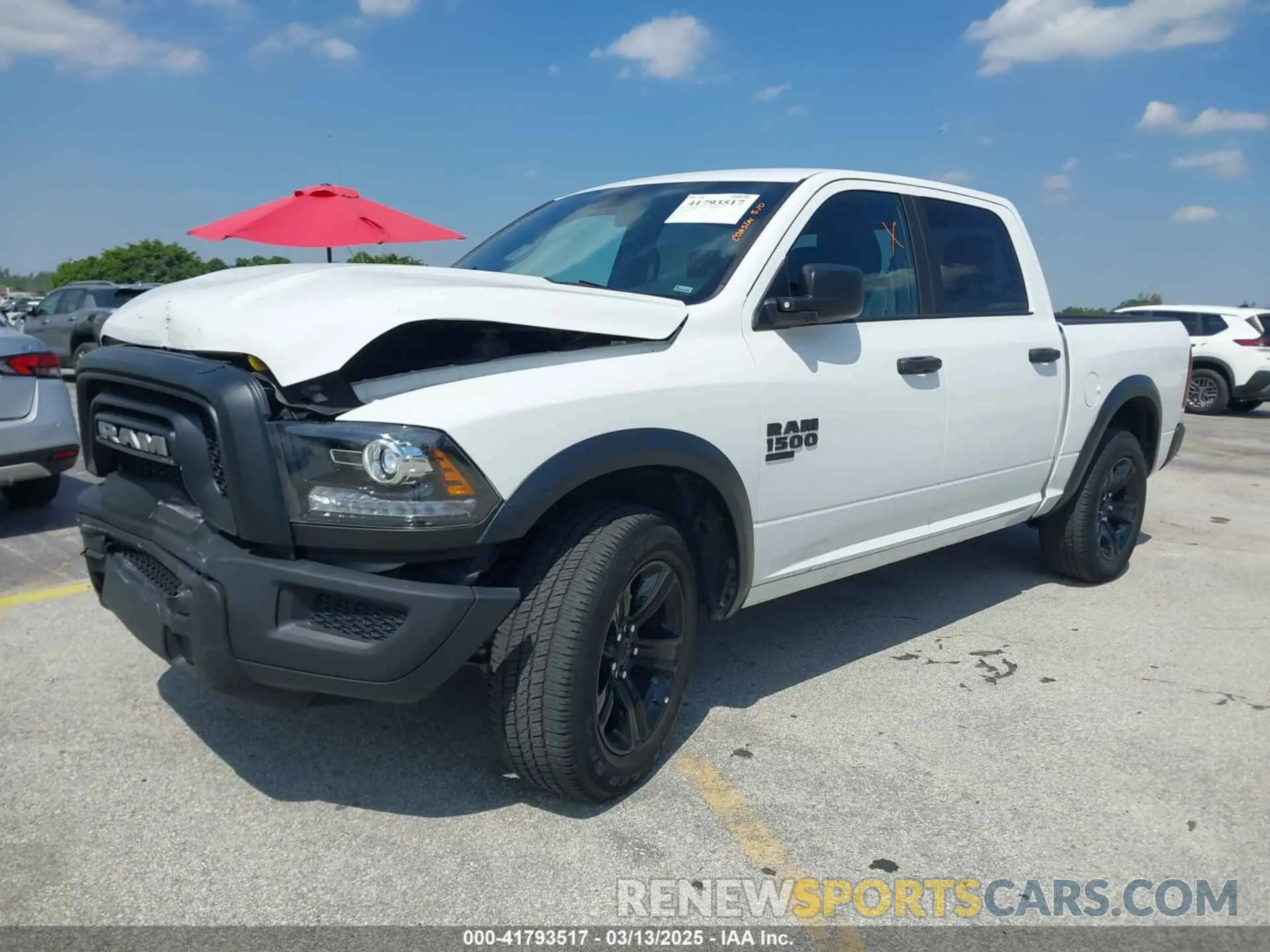 2 Photograph of a damaged car 1C6RR7LG6RS147589 RAM 1500 CLASSIC 2024