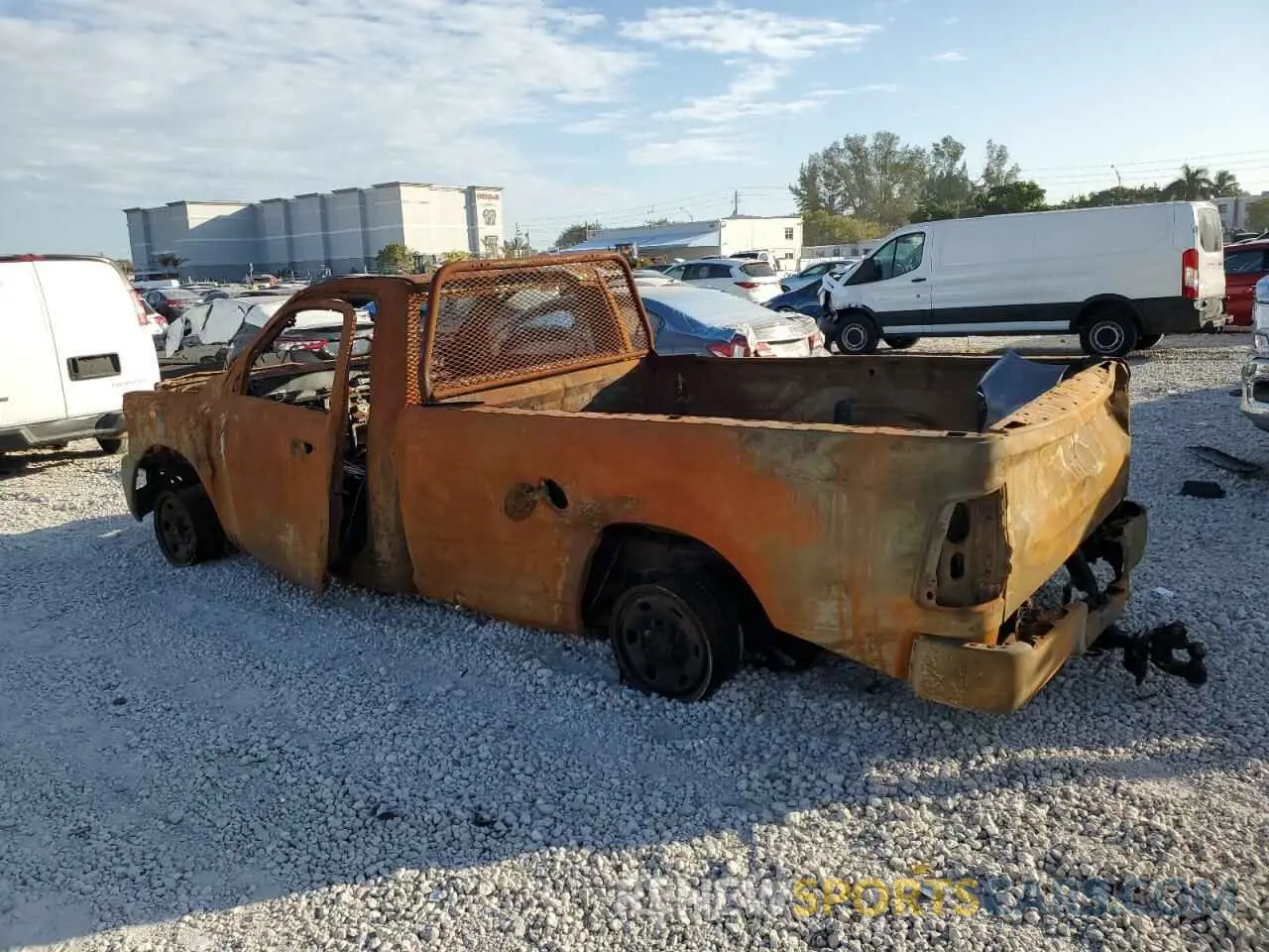 2 Photograph of a damaged car 3C6MR4AJXKG610581 RAM 2500 2019