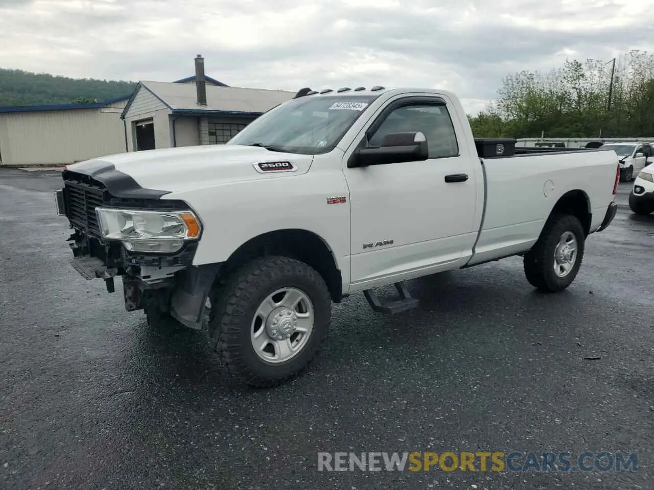 1 Photograph of a damaged car 3C6MR5AJ7KG666726 RAM 2500 2019