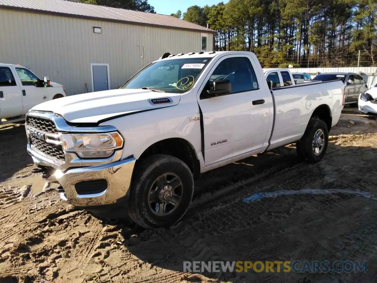 1 Photograph of a damaged car 3C6MR5AJXKG553806 RAM 2500 2019