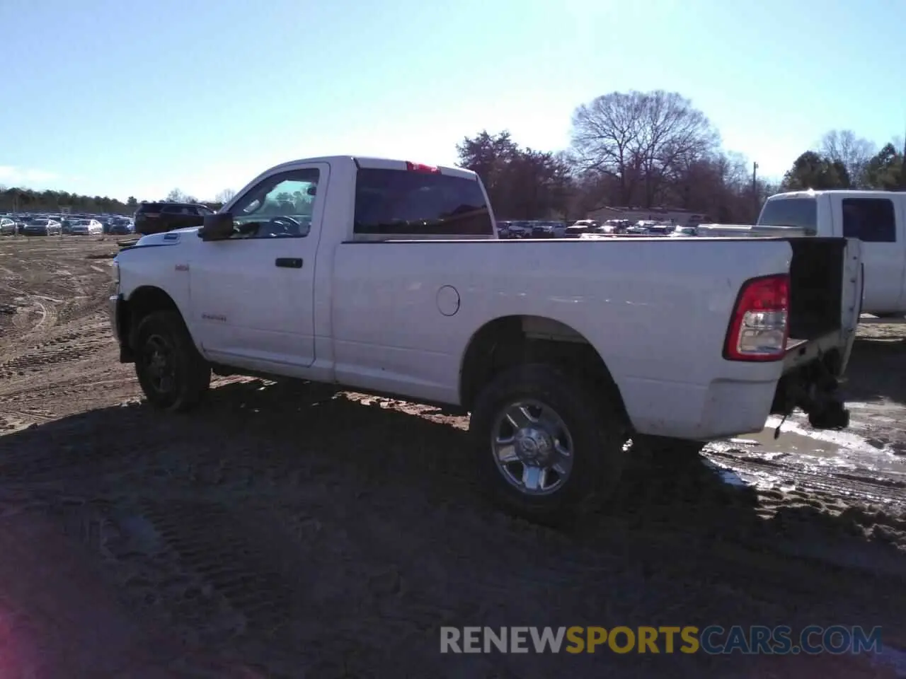 2 Photograph of a damaged car 3C6MR5AJXKG553806 RAM 2500 2019